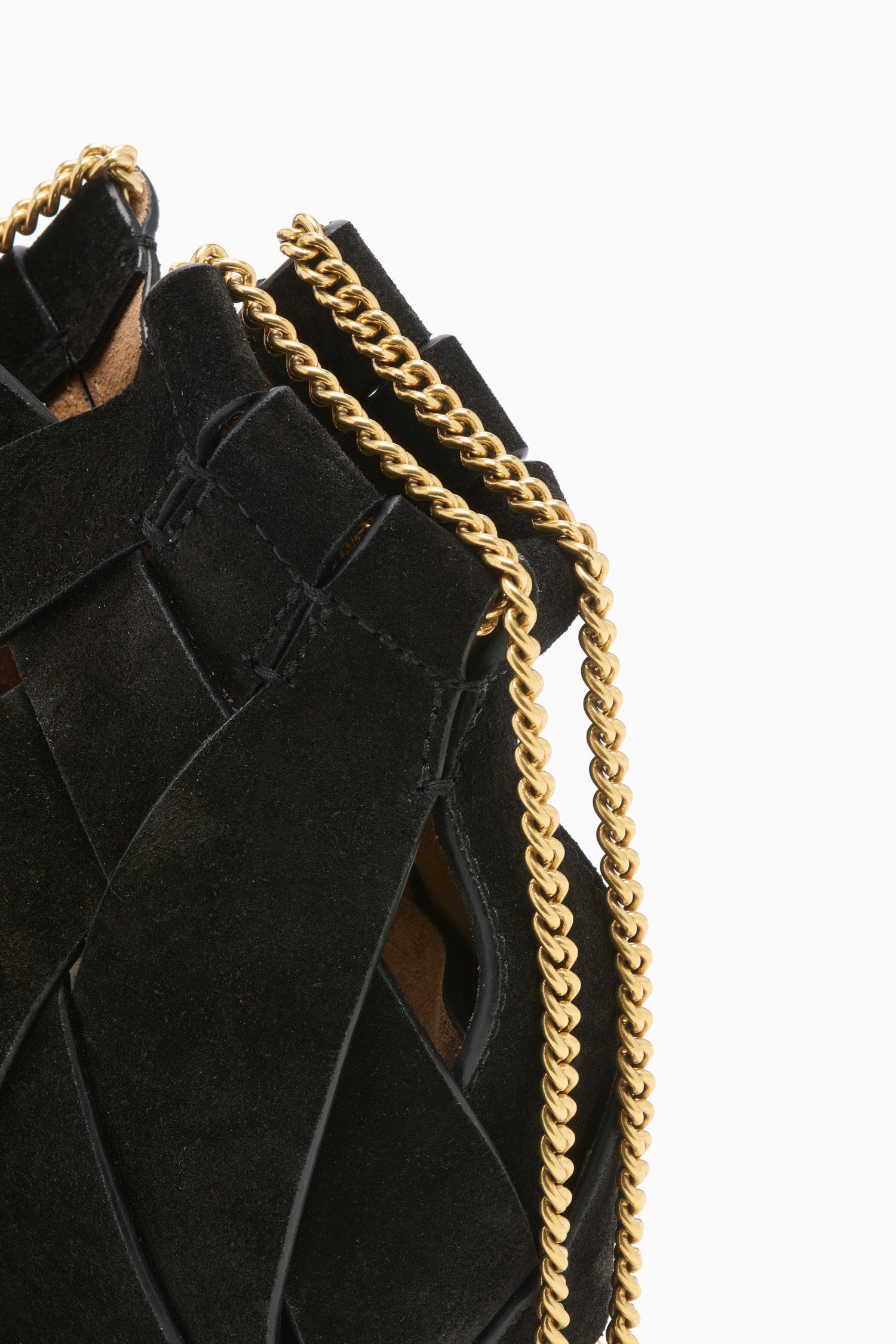 Ulla Johnson Charlotte Mini Crossbody with Chain - Noir