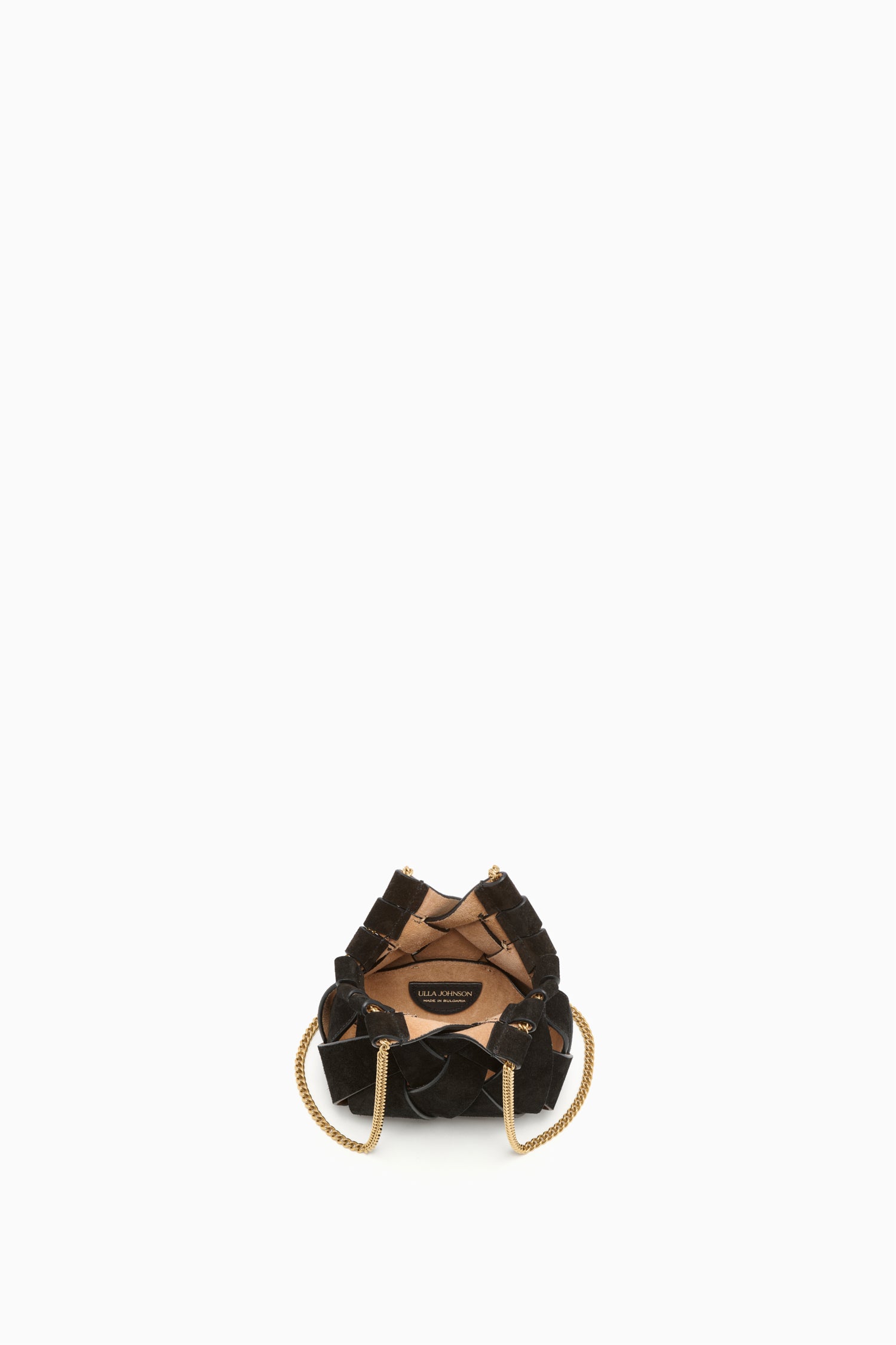 Ulla Johnson Charlotte Mini Crossbody with Chain - Noir