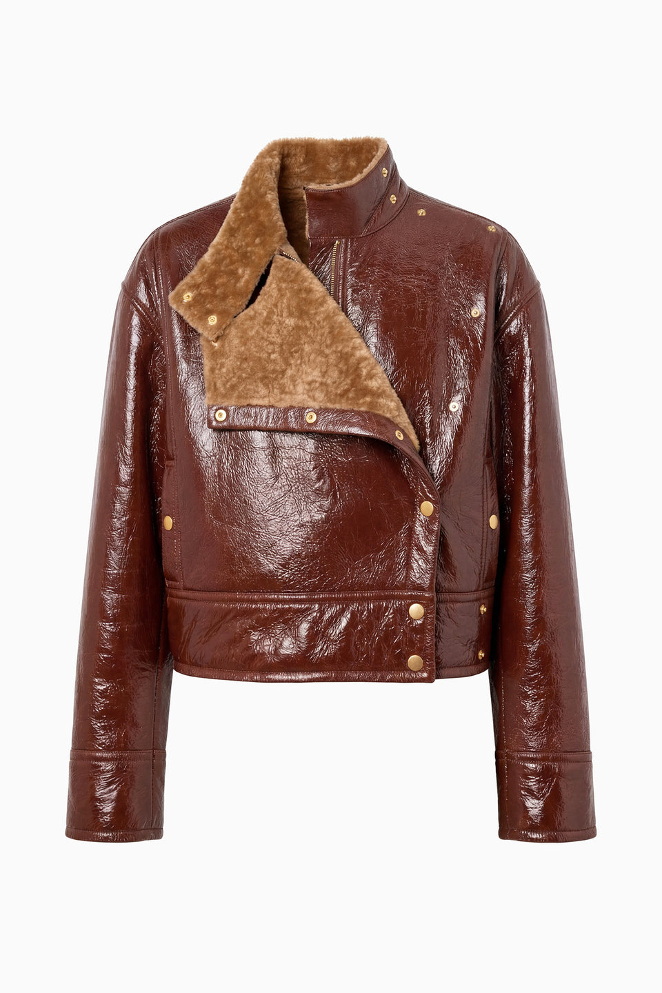 Honora Leather Jacket - Cognac