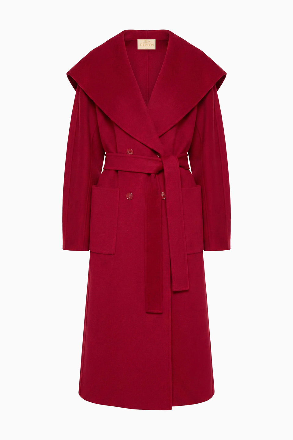 Rory Wool Coat - Cerise