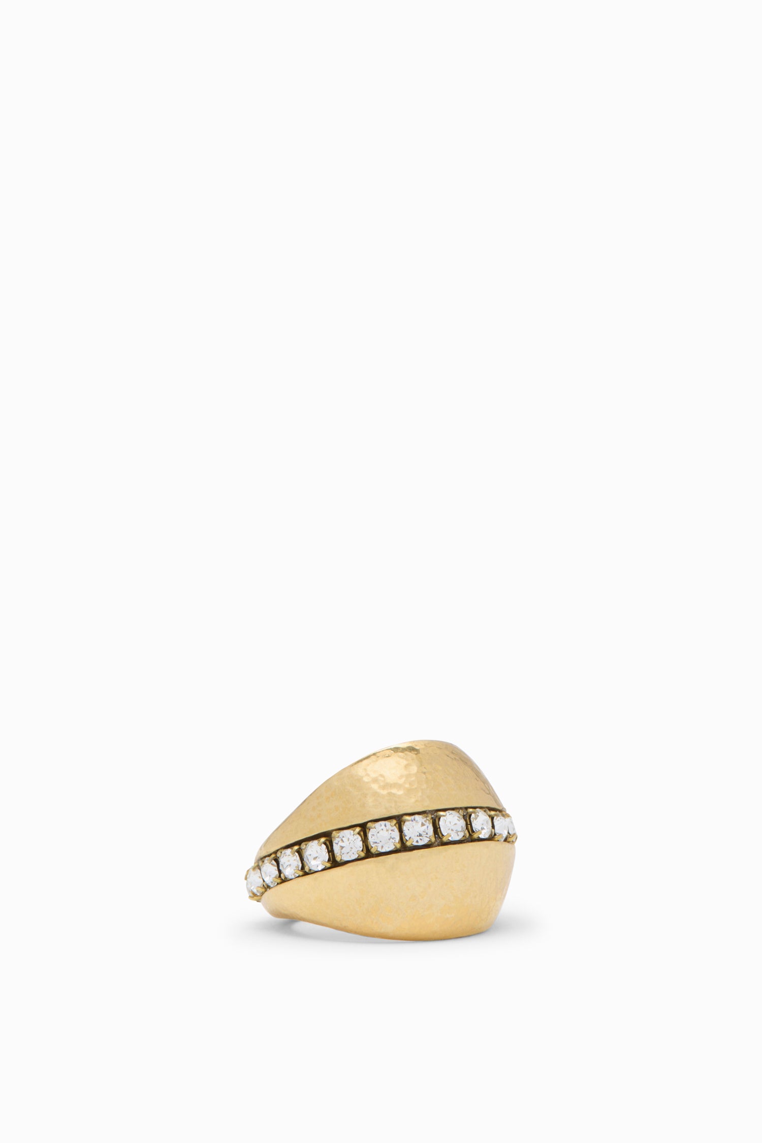 Ulla Johnson Pointed Ring w/ Pave - Brass