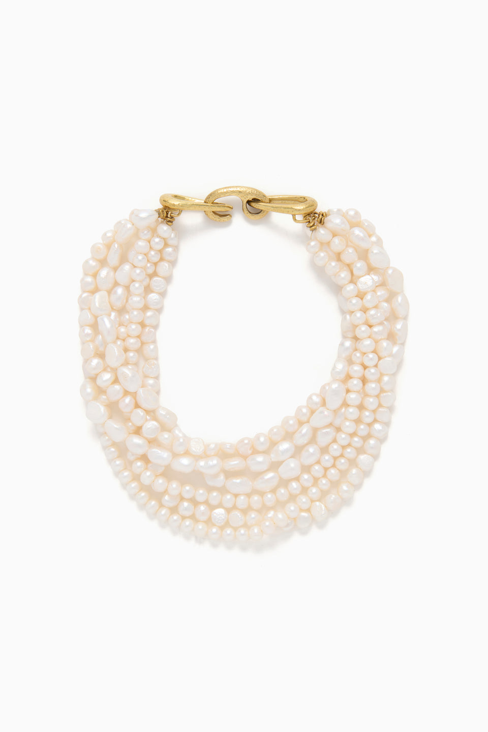 Pearl Multistrand Choker - Pearl
