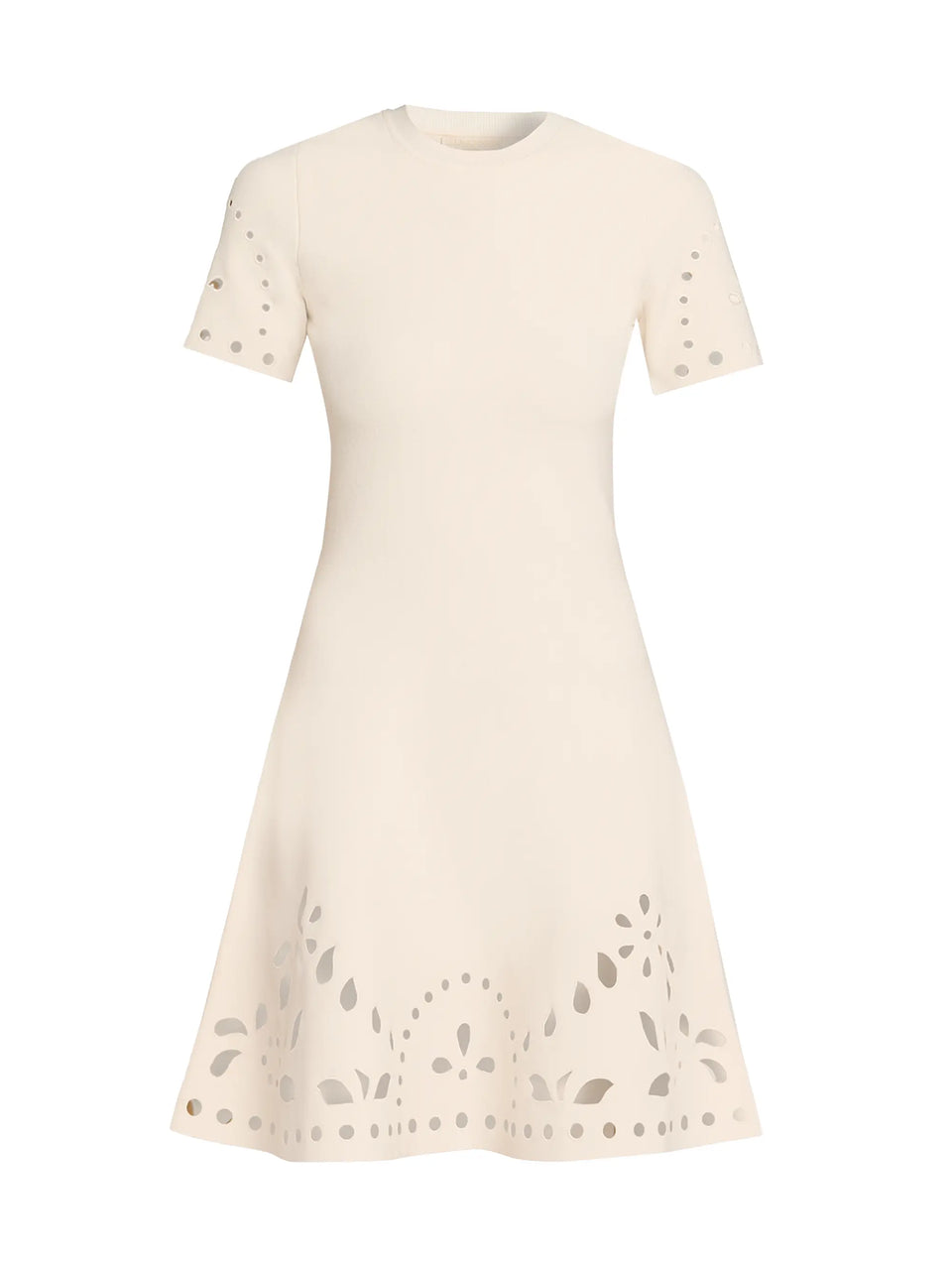 Fania Short Sleeve Knit Mini Dress - Cowrie