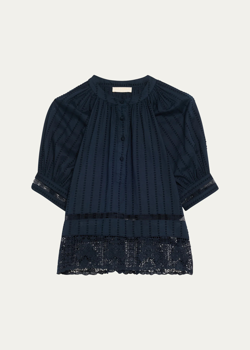 Faye Puff Sleeve Blouse - Celeste