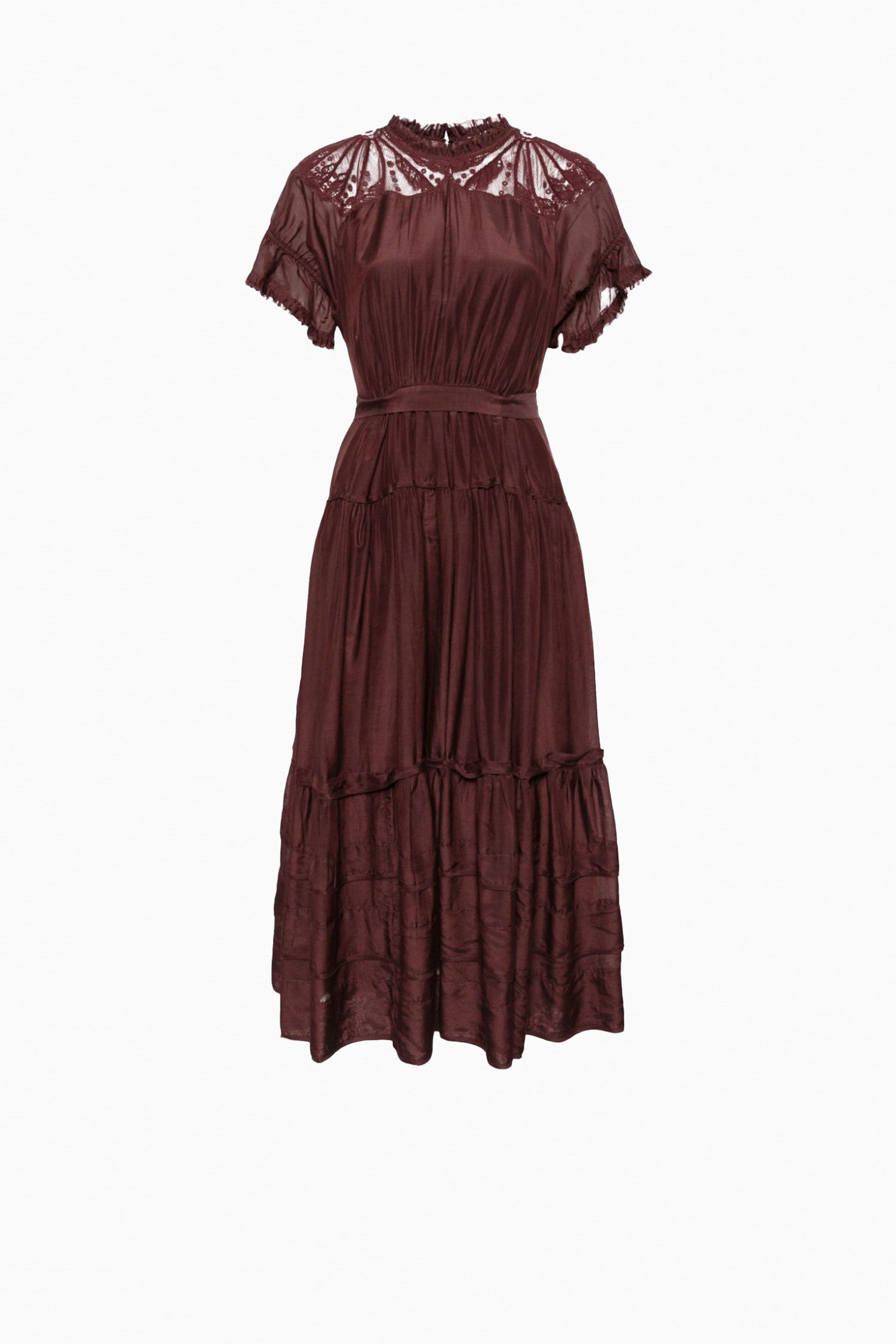 Ulla Johnson Fia Dress - Bordeaux