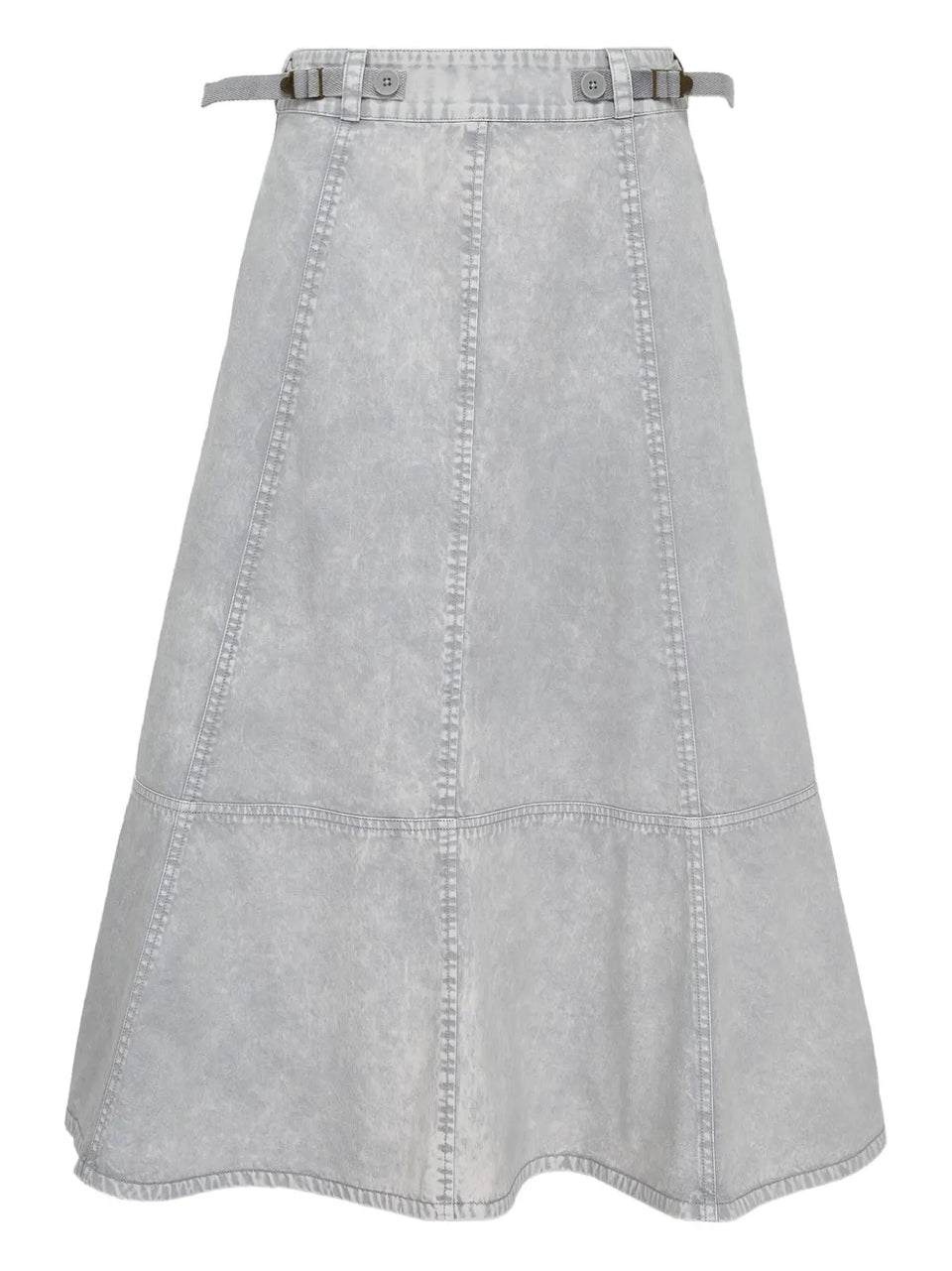 Finely High Waisted Skirt - Dune