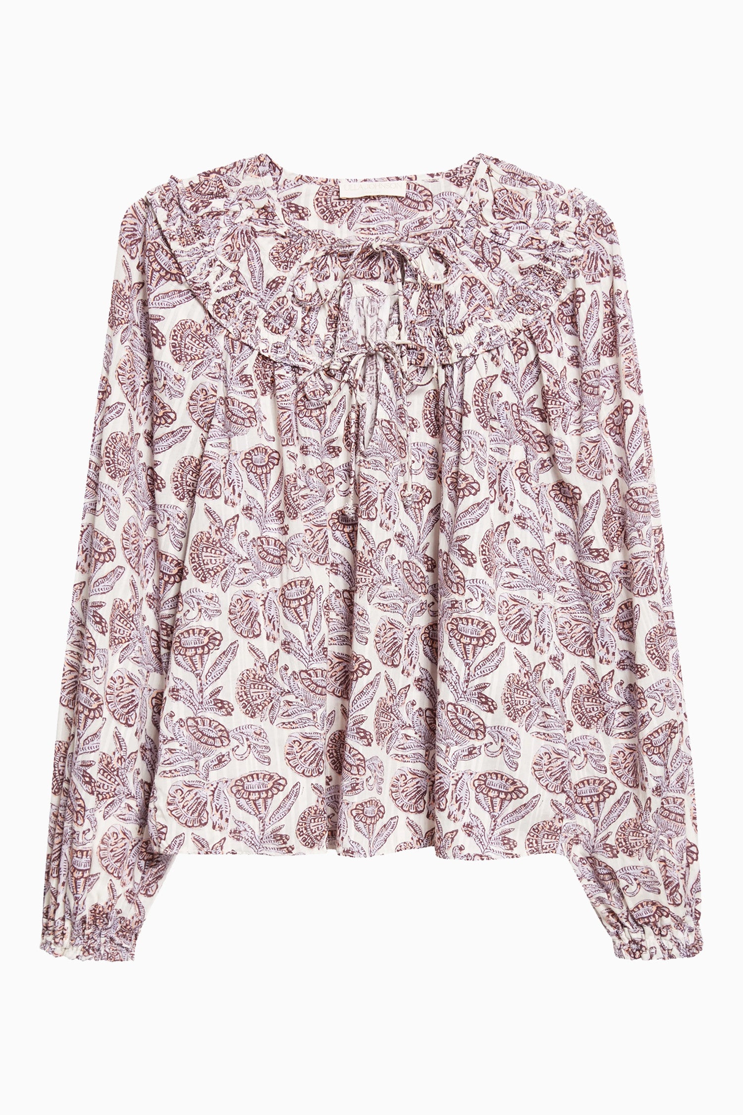 Florelle LS Cotton Blouse - Meadow
