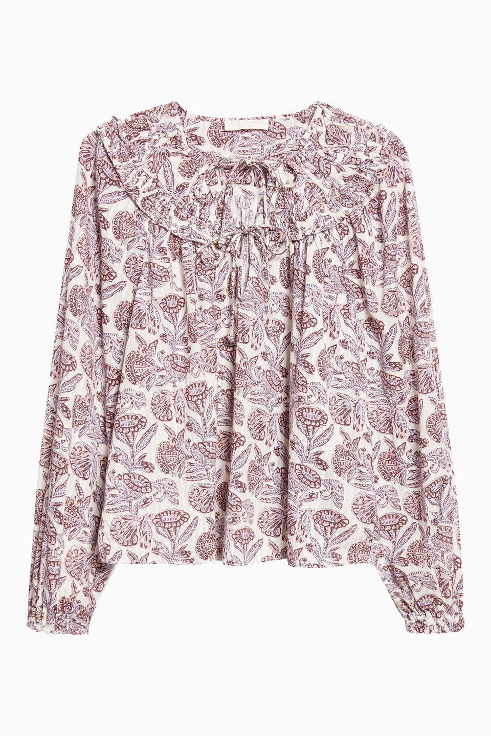 Florelle LS Cotton Blouse - Meadow