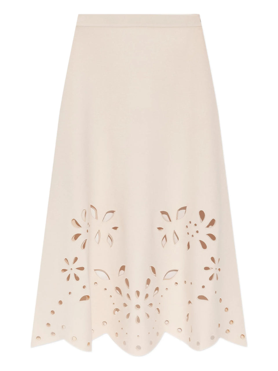 Grace Knit Midi Skirt - Cowrie