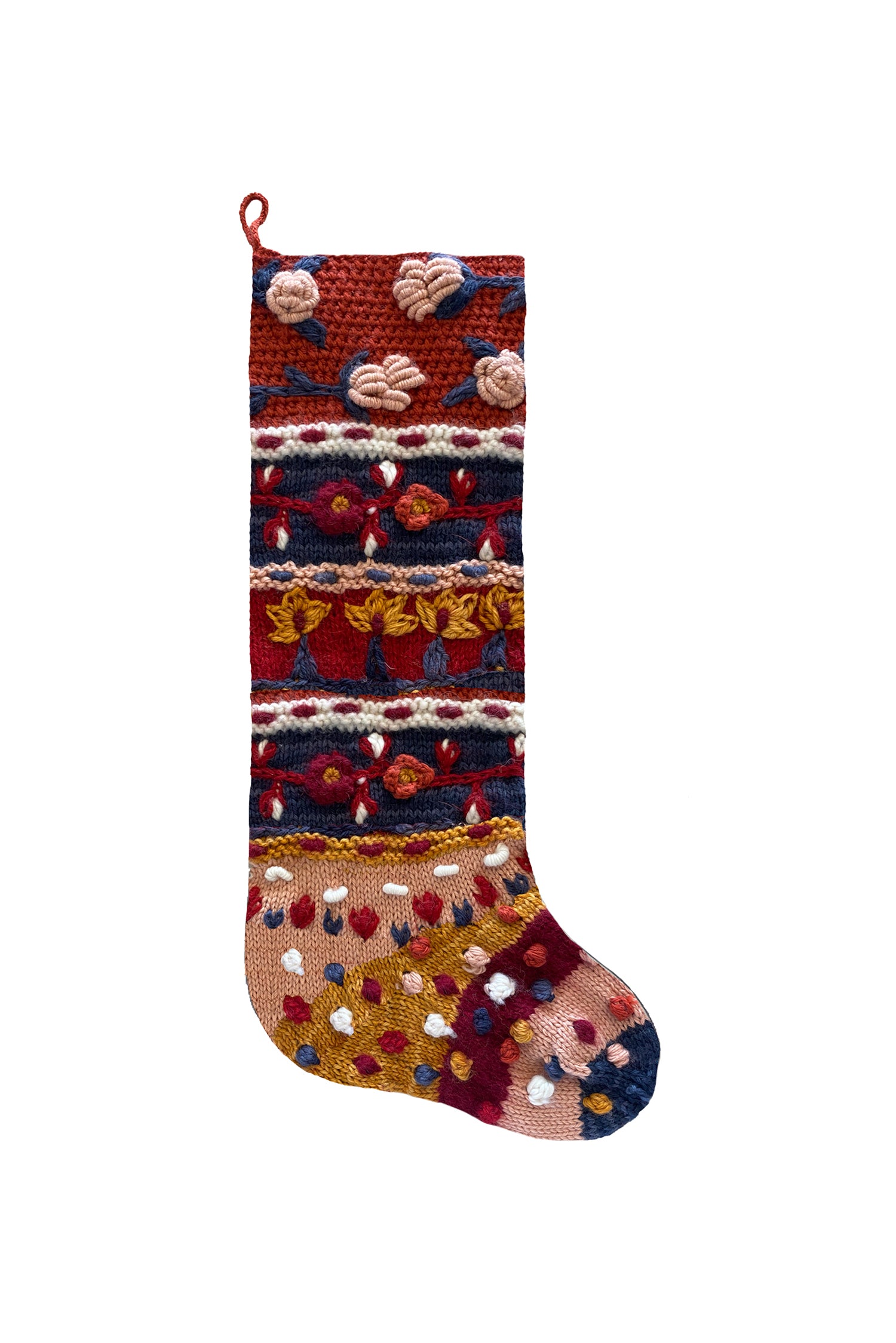 Ulla Johnson Holiday Stocking - Geranium