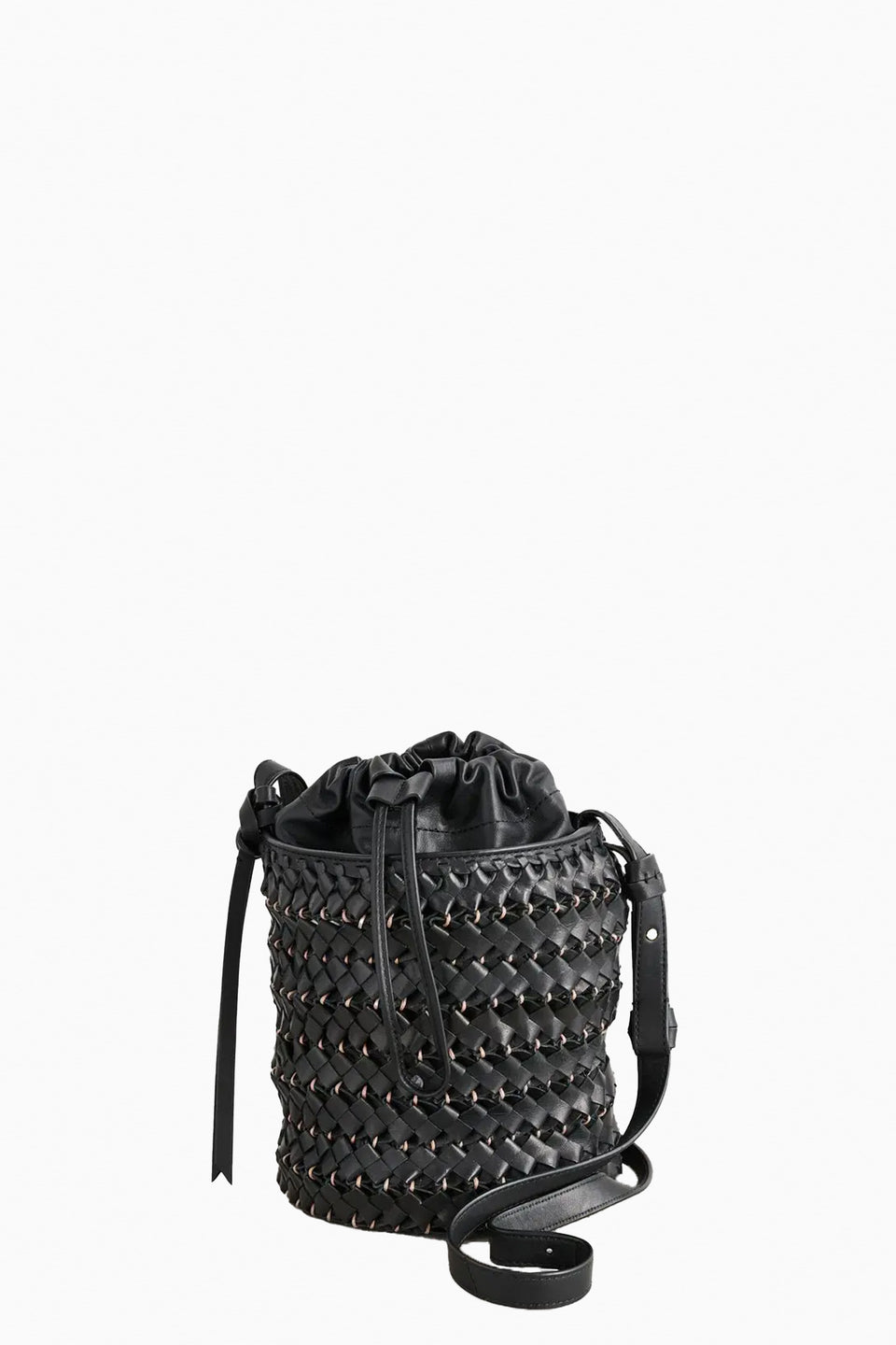 Imani Woven Bucket - Noir