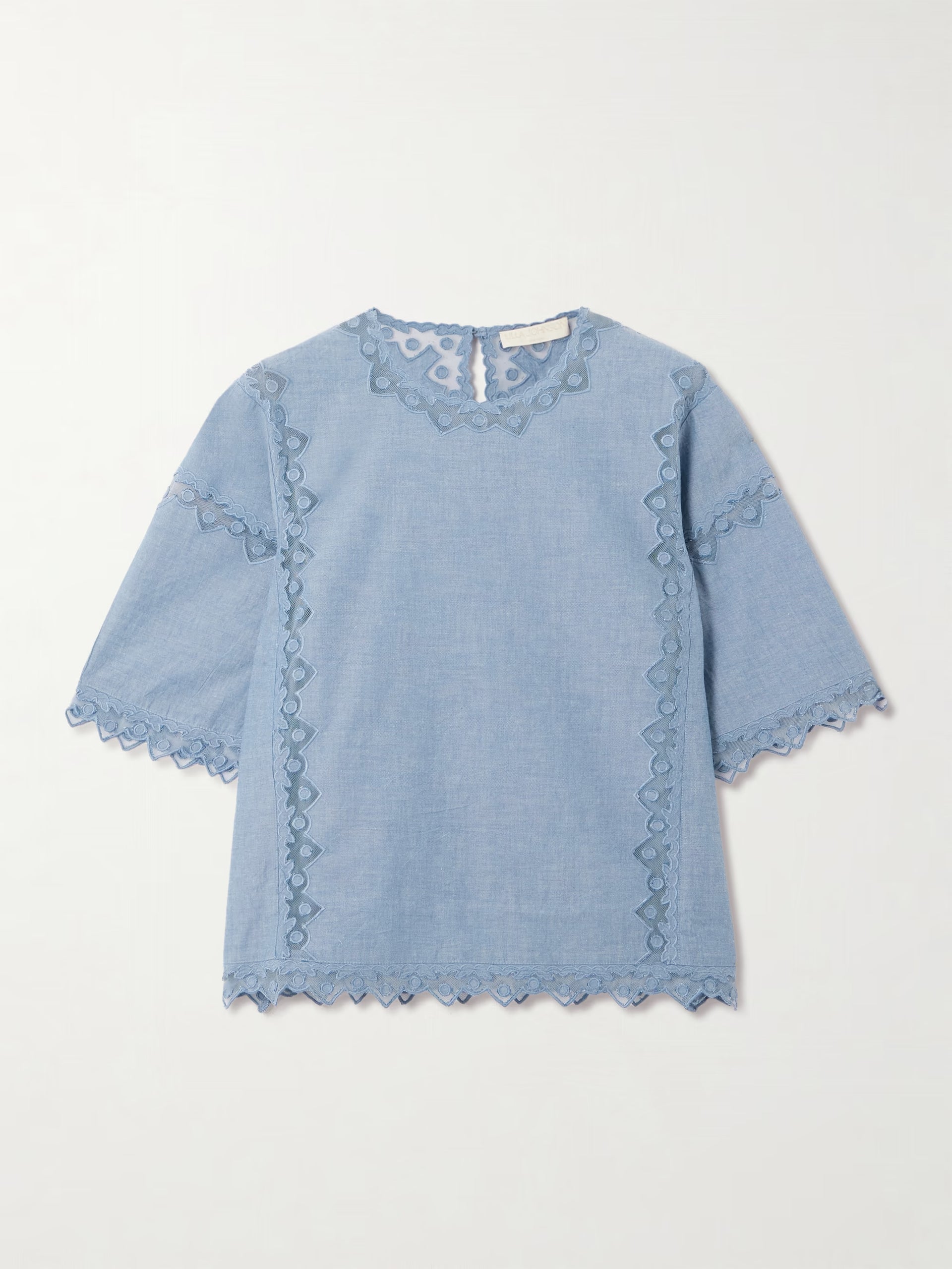 Kai Short Sleeve Top - Chambray