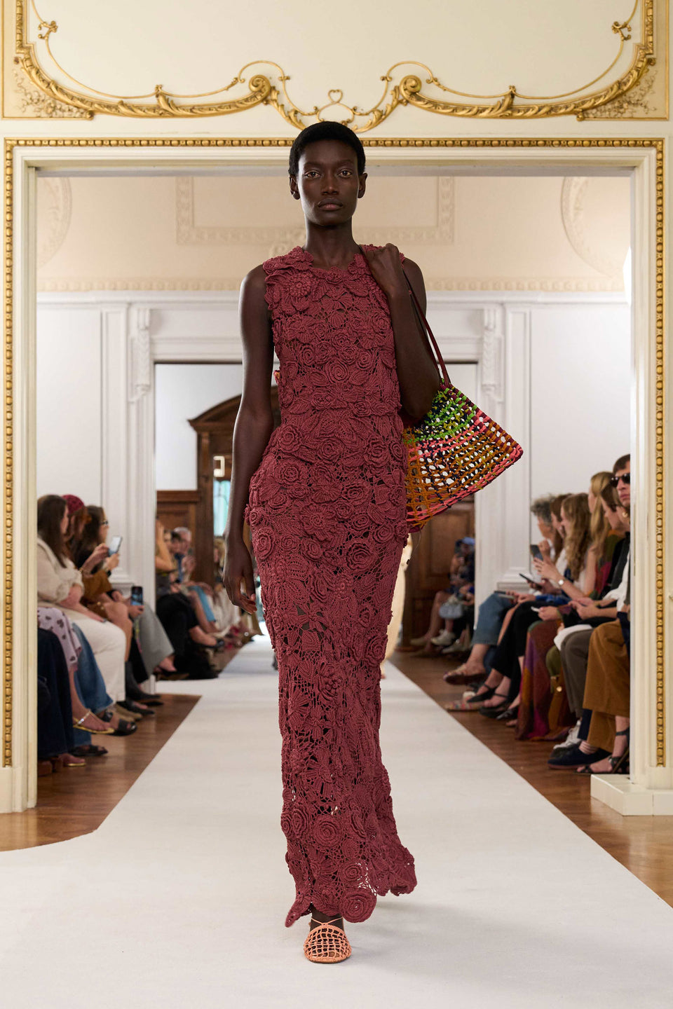 Anita Hand Crochet Dress - Agate