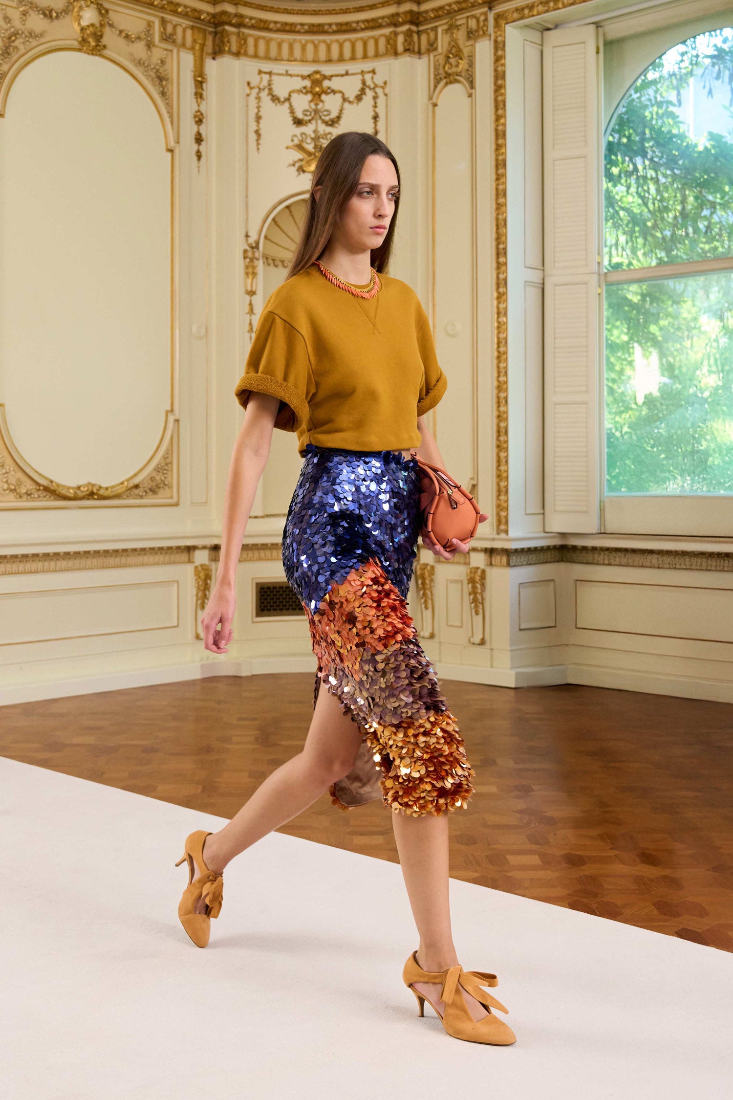 Ulla Johnson Matilde Sequin Knit Skirt - Moontide