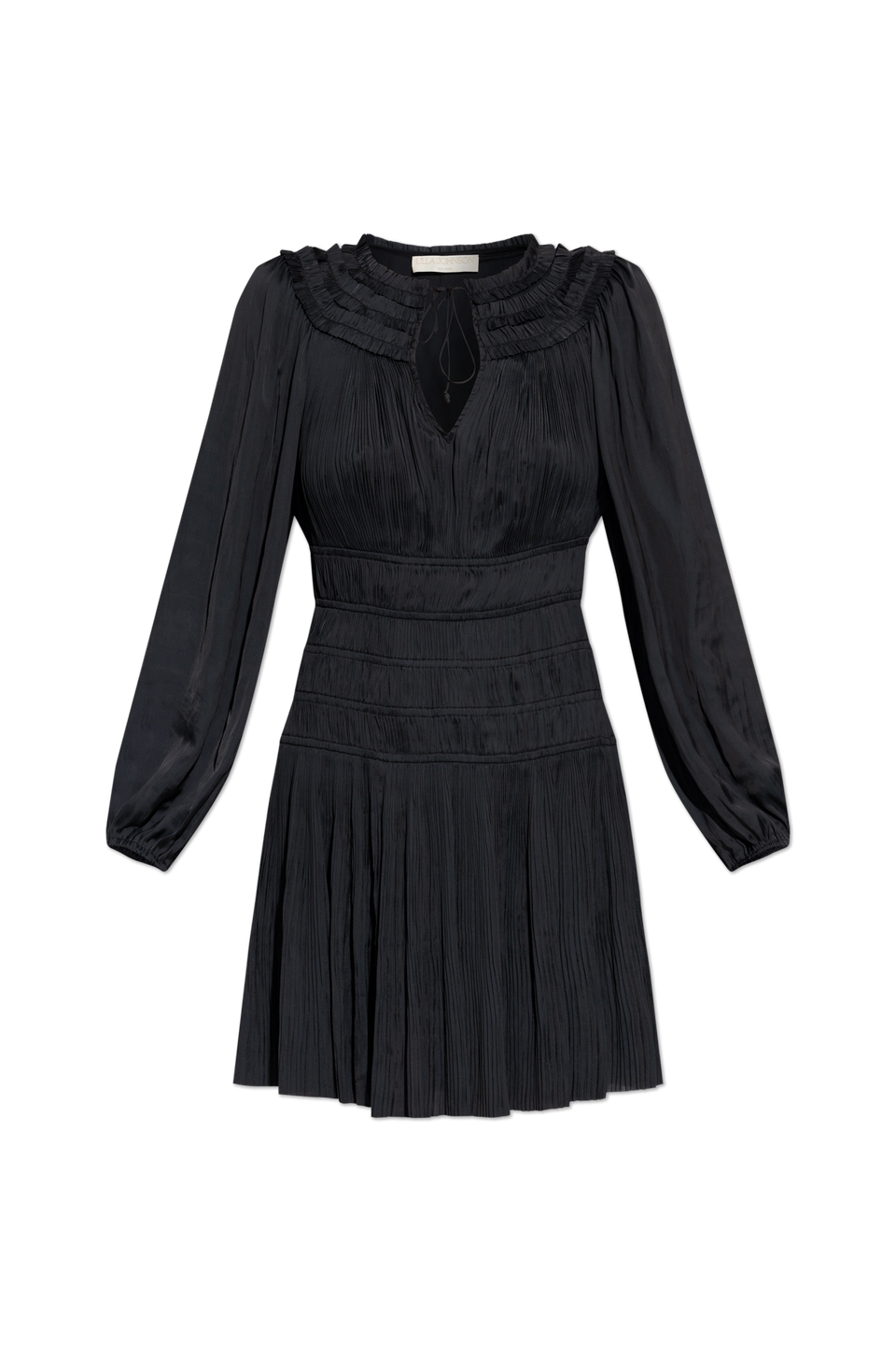Malia Long Sleeve Mini Dress - Noir