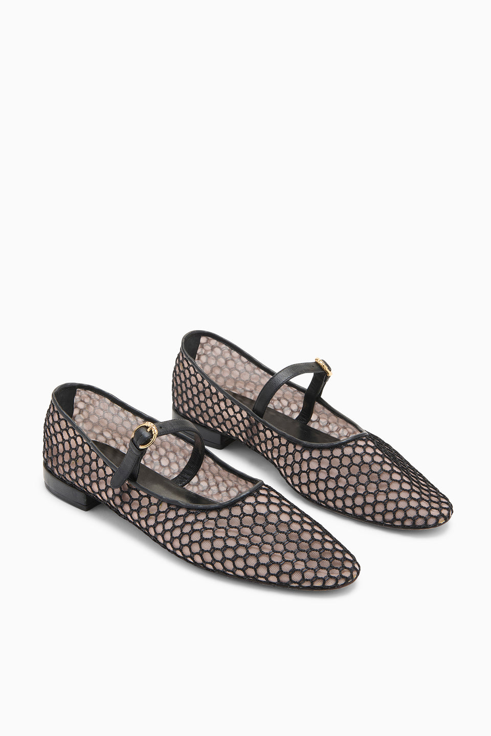 Isobel Mesh Ballet Flat - Noir