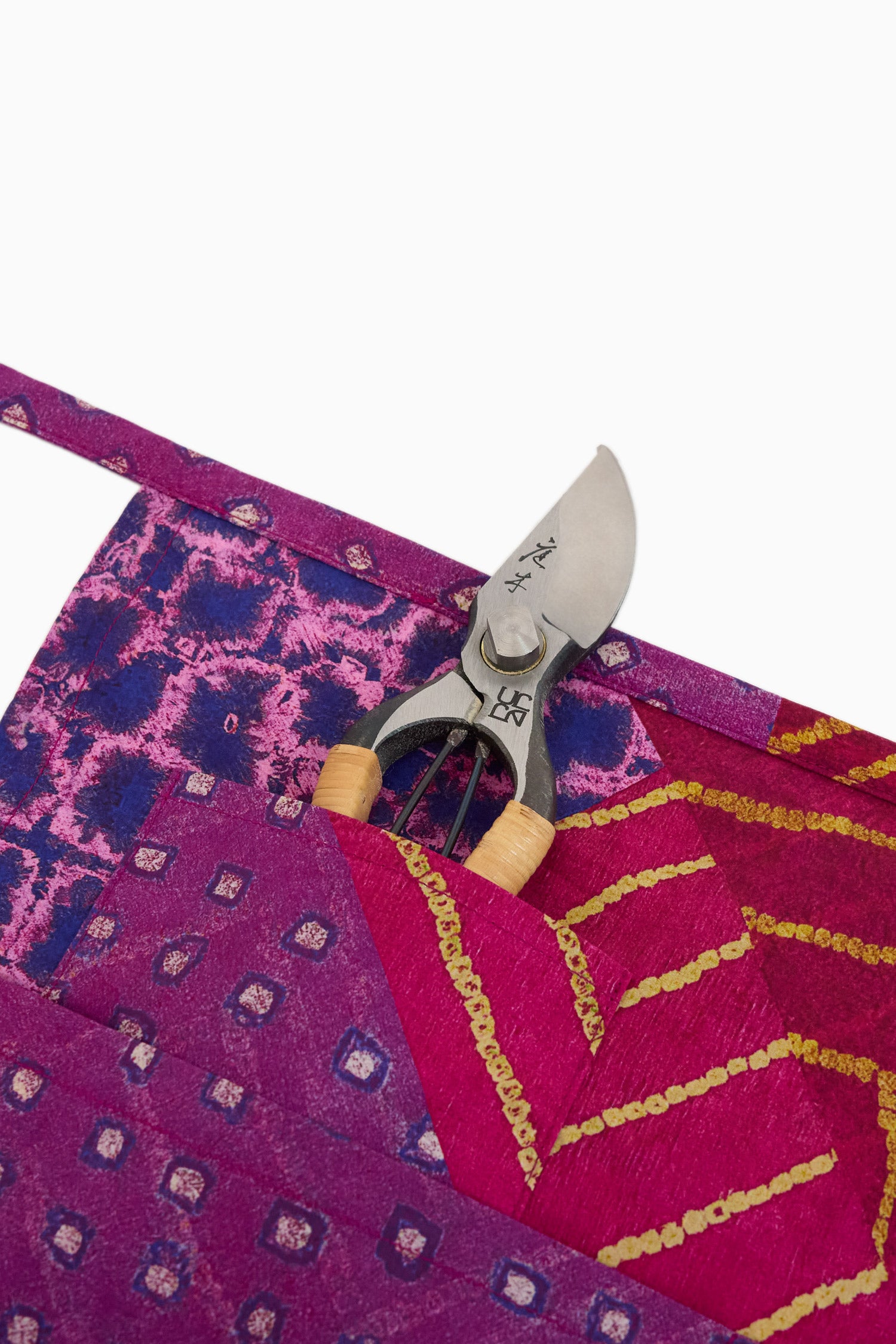 Garden Apron - Hibiscus Shibori
