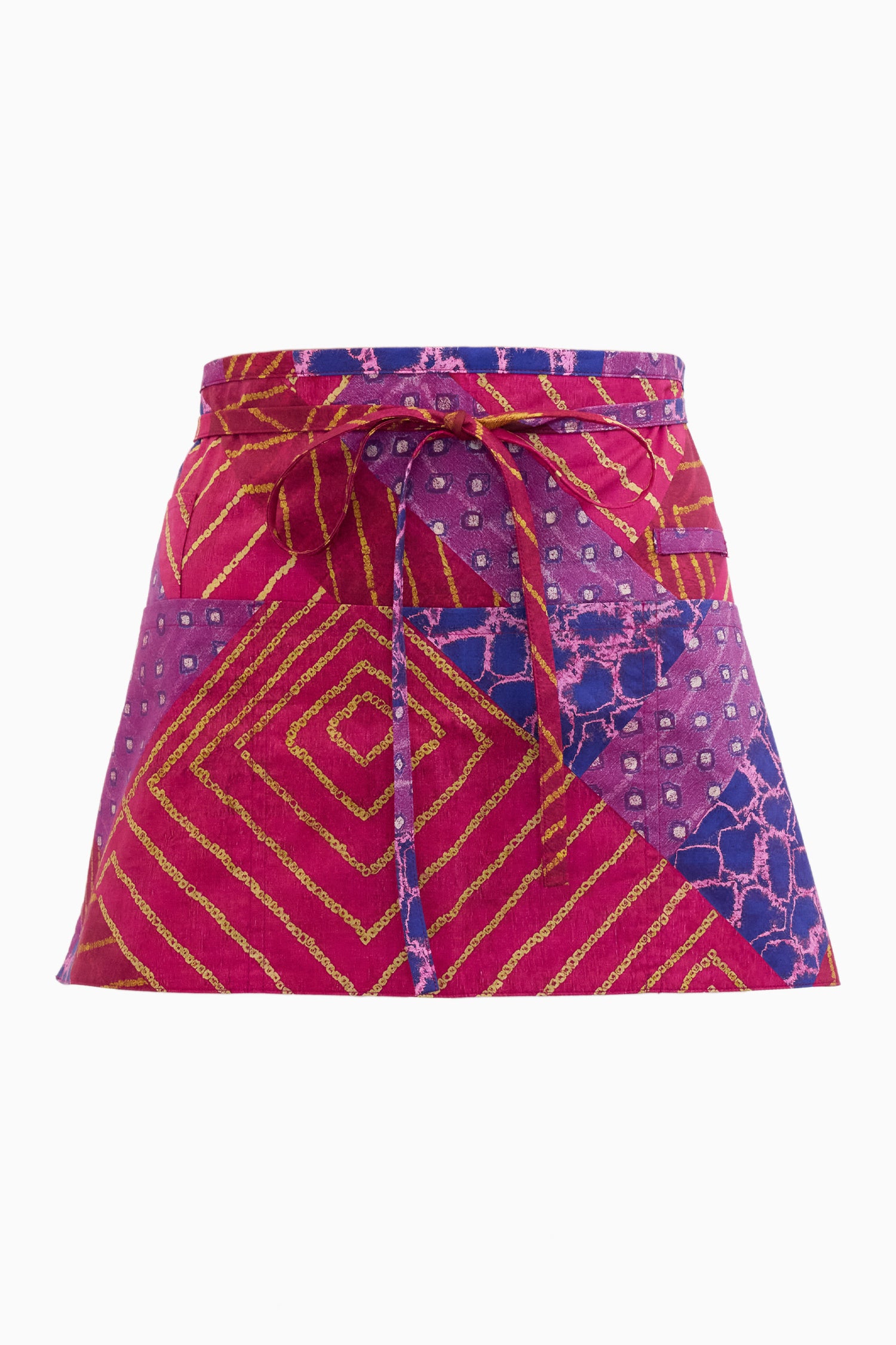 Garden Apron - Hibiscus Shibori