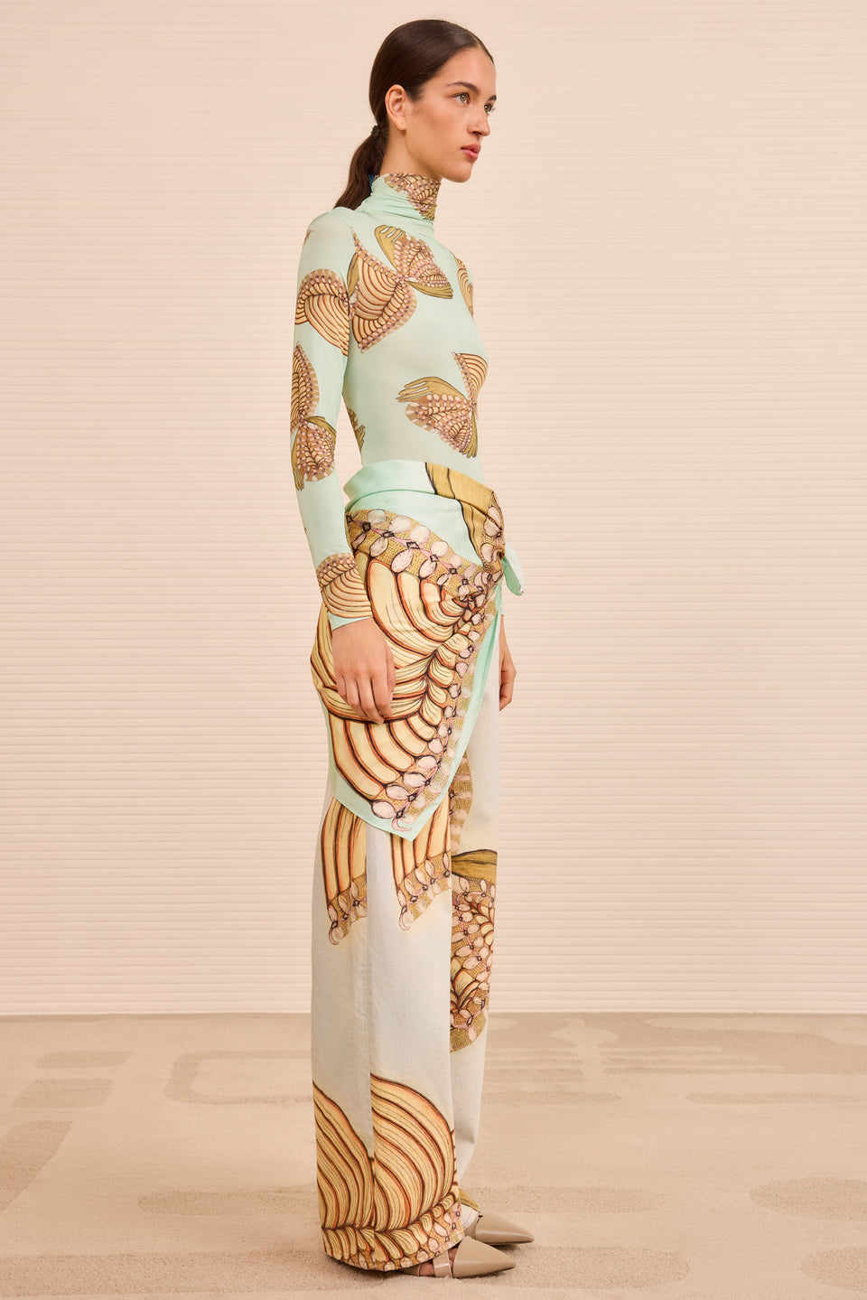 Chiara Scarf - Water Blossoms