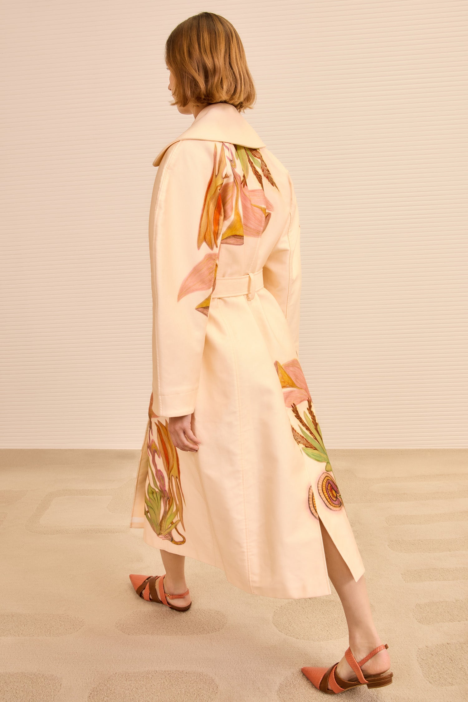 Fleur Belted Trench Coat - Inner Nature