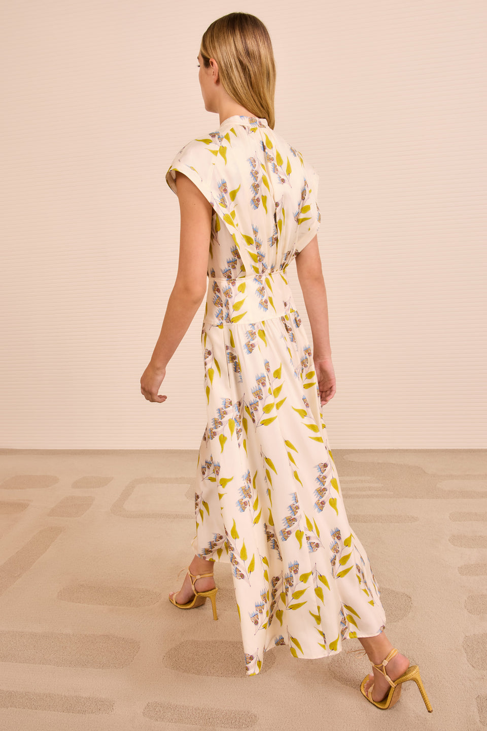 Lausanne SL Button Up Dress - Infinite Flower