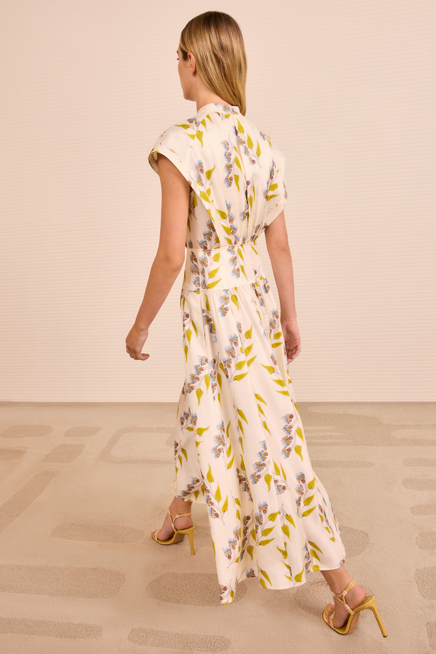 Ulla Johnson Lausanne SL Button Up Dress - Infinite Flower