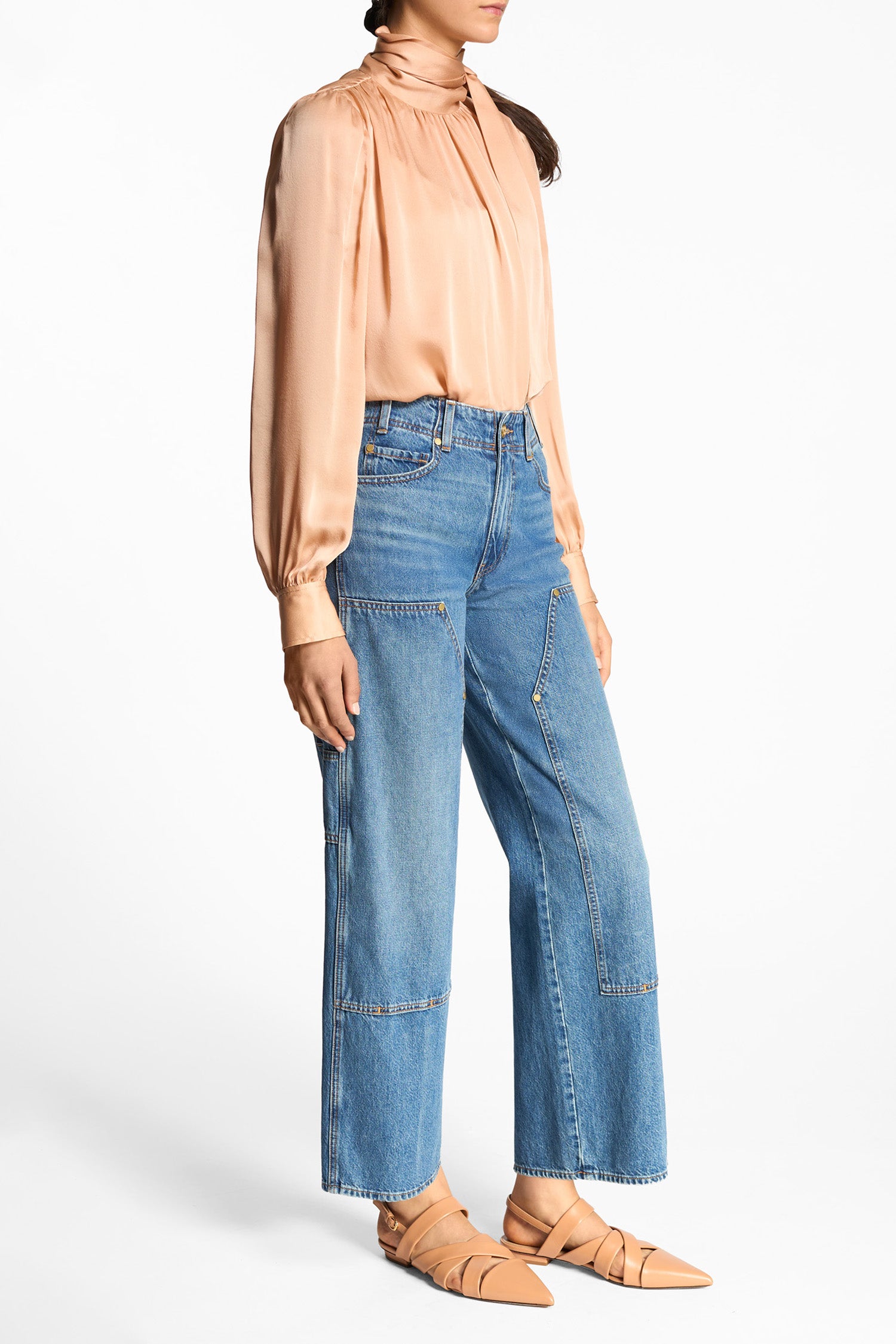 The Olympia Jean - Danube Carpenter-Style Denim Jeans - Ulla Johnson