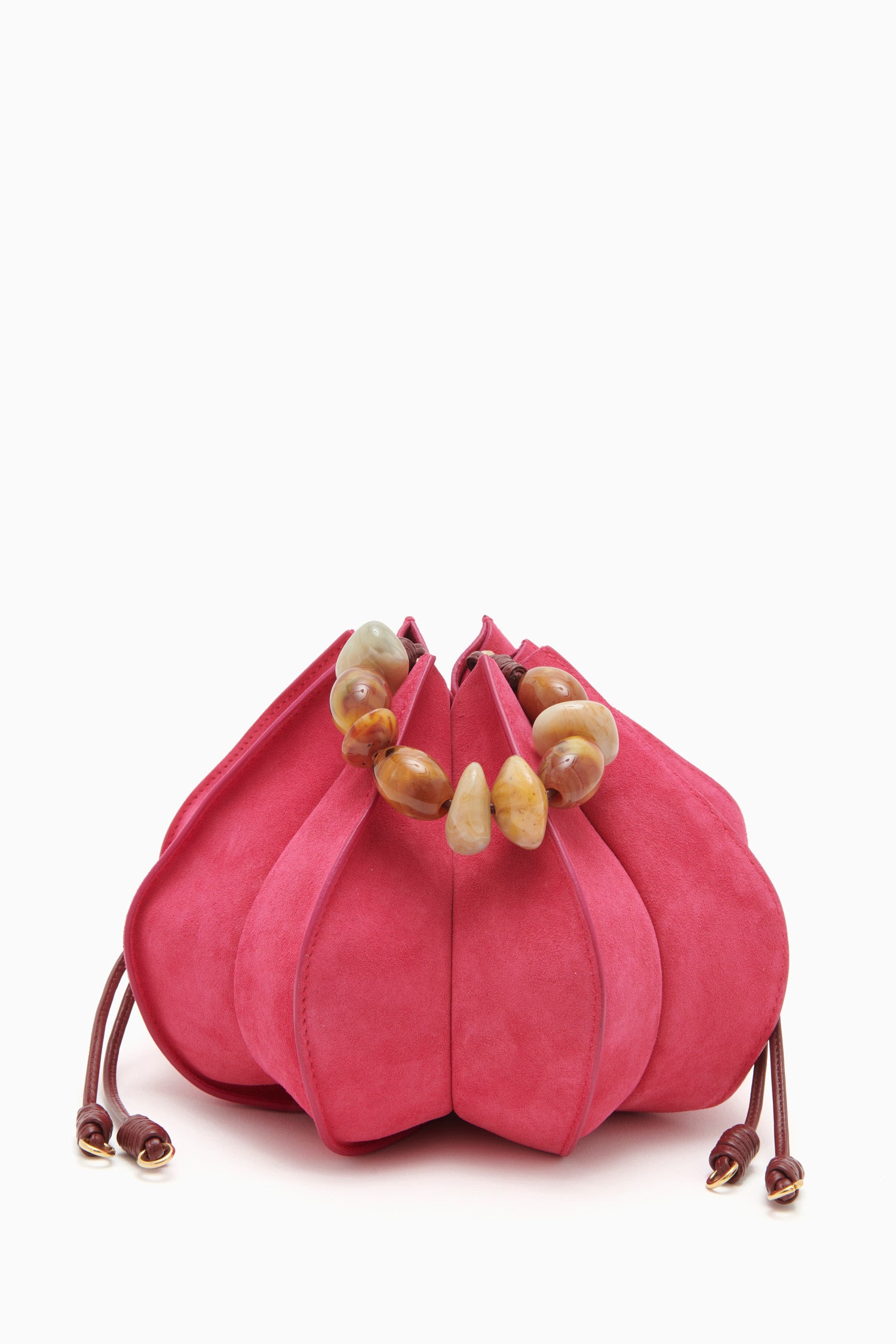 Ulla Johnson Lotus Flower Pochette Top-Handle Bag