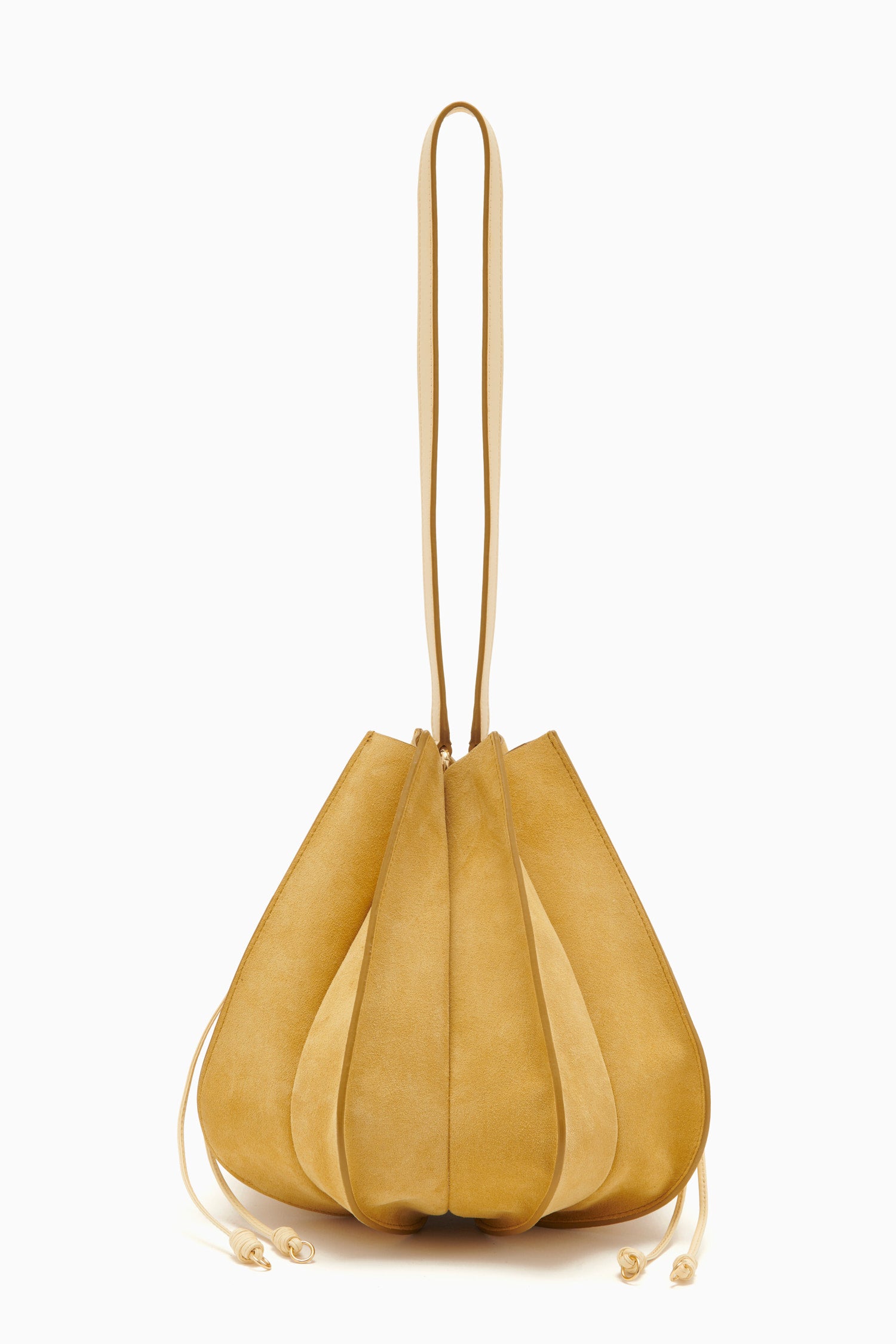 Ulla Johnson Women's Lotus Flower Large Bag in Yellow | Leather