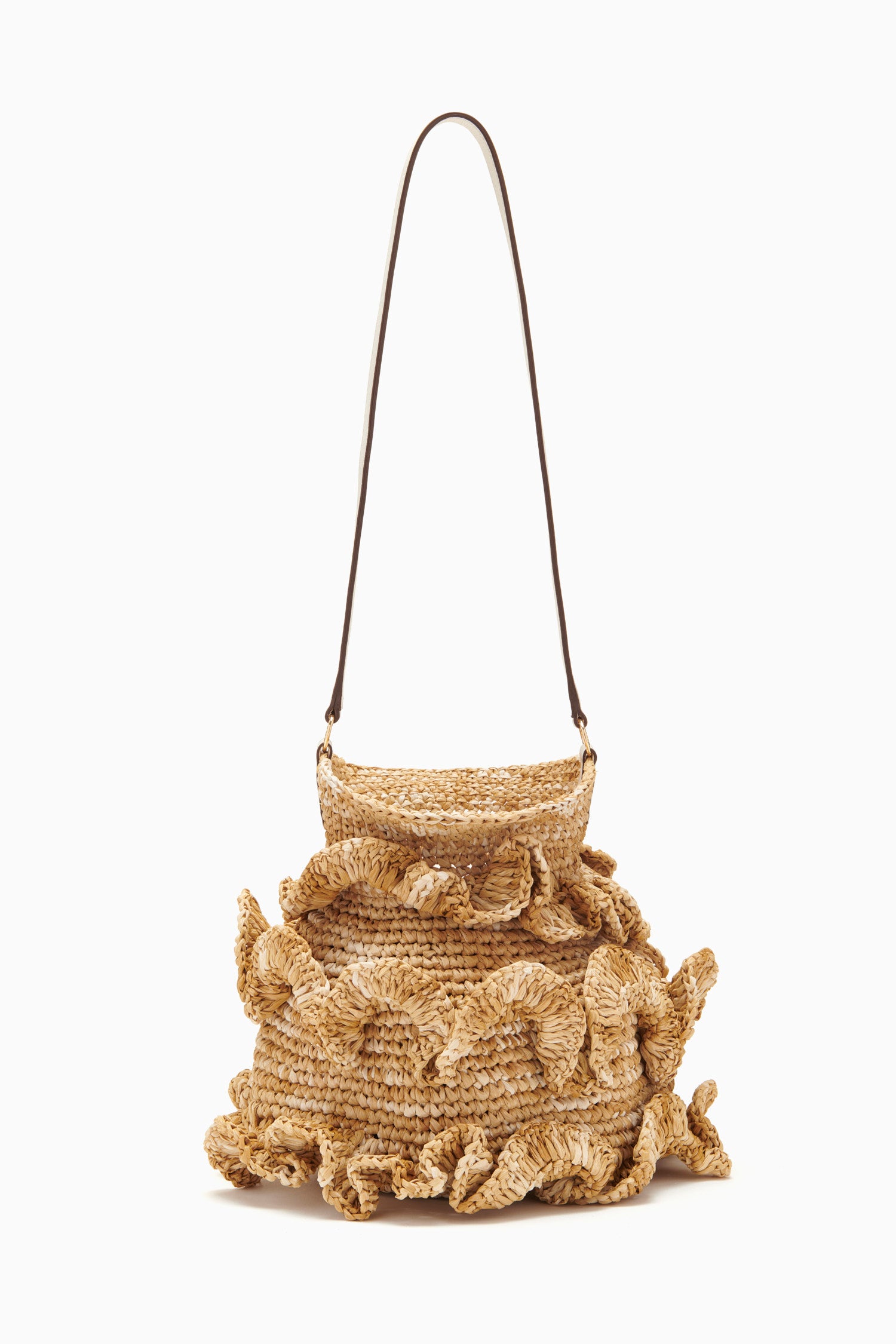 Ulla Johnson Ruffled Tulip Basket - Natural
