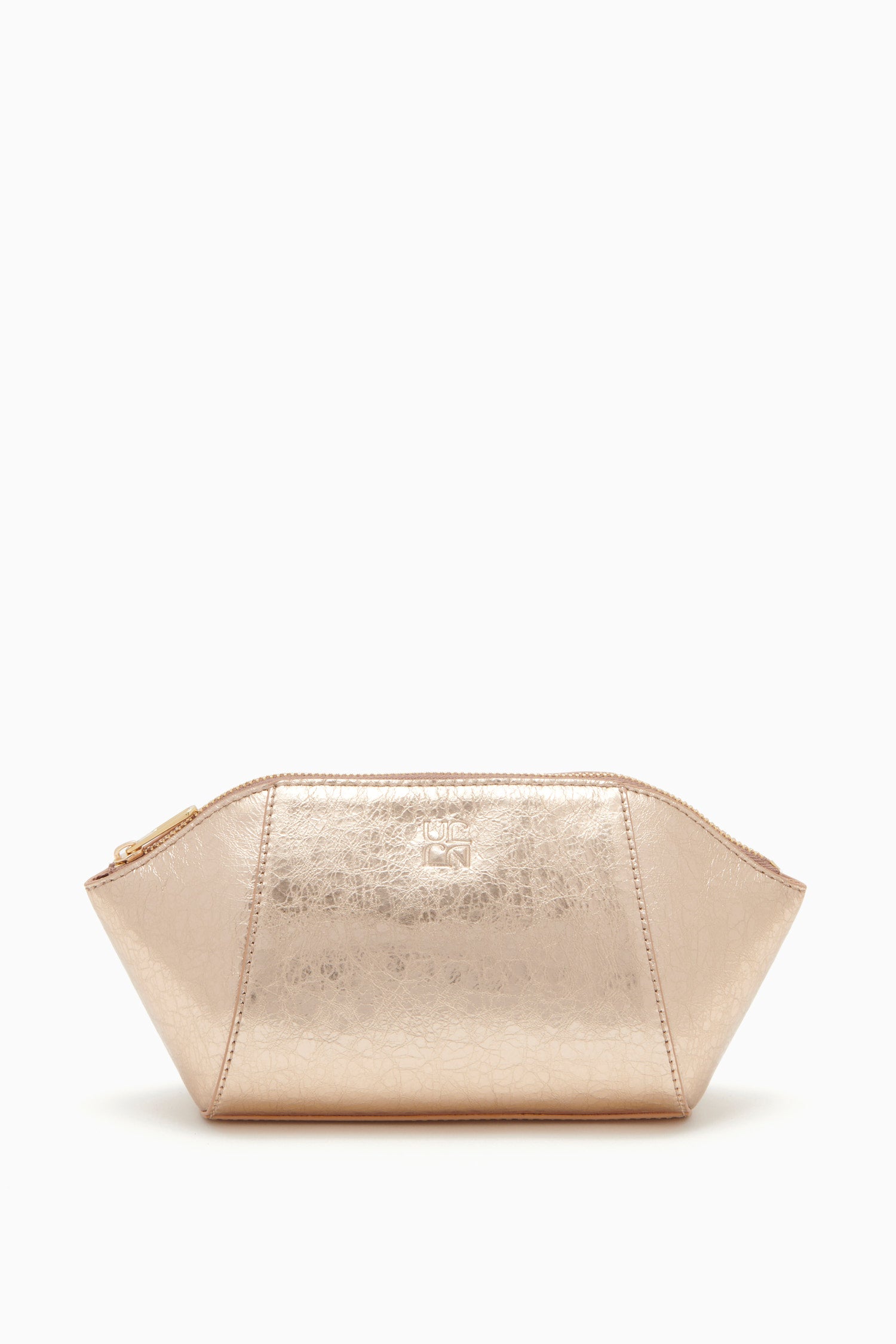 Ulla Johnson Women's Imogen Large Makeup Pouch in Champagne