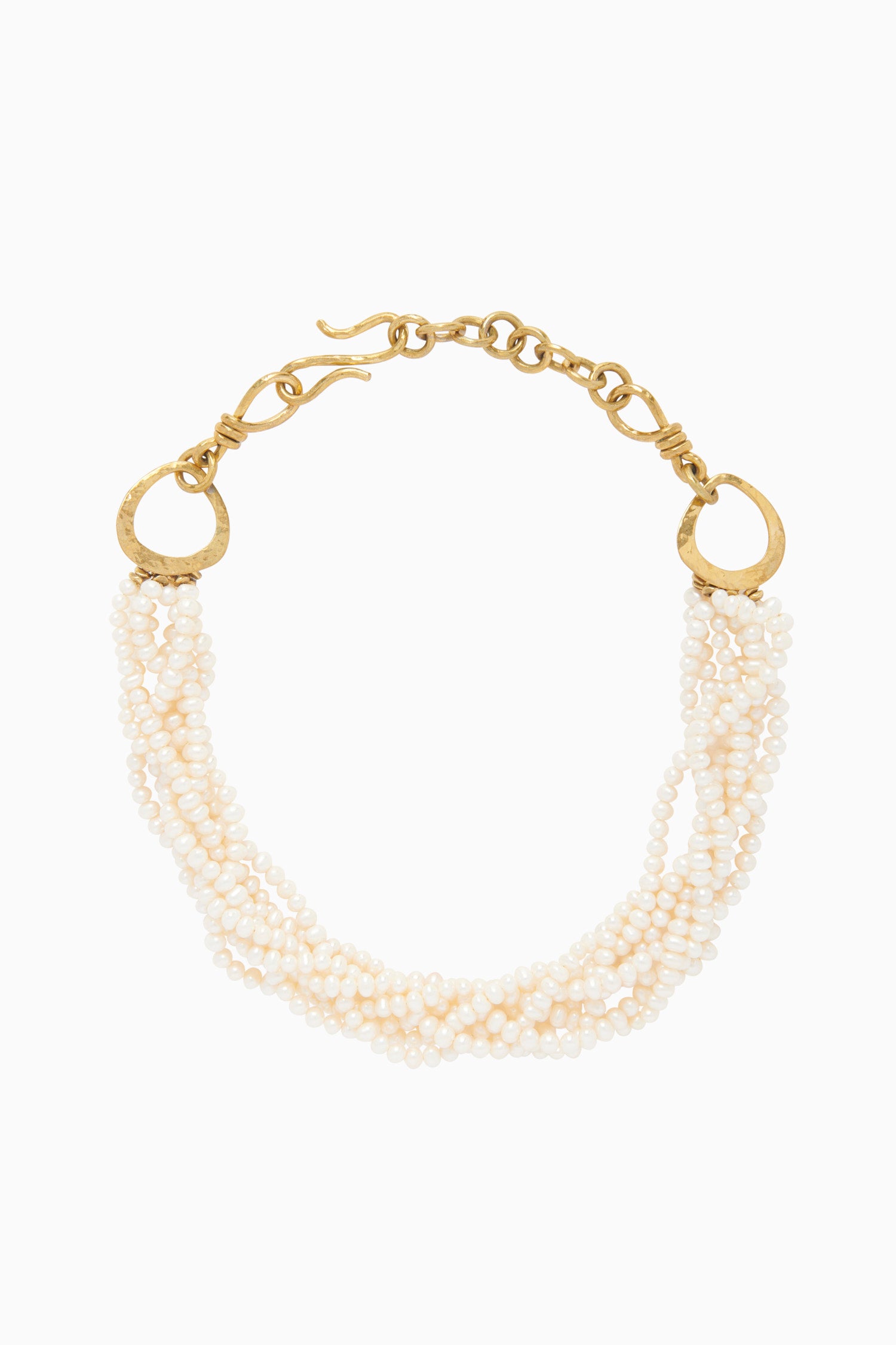 Ulla Johnson Hand Braided Pearl Necklace - Pearl