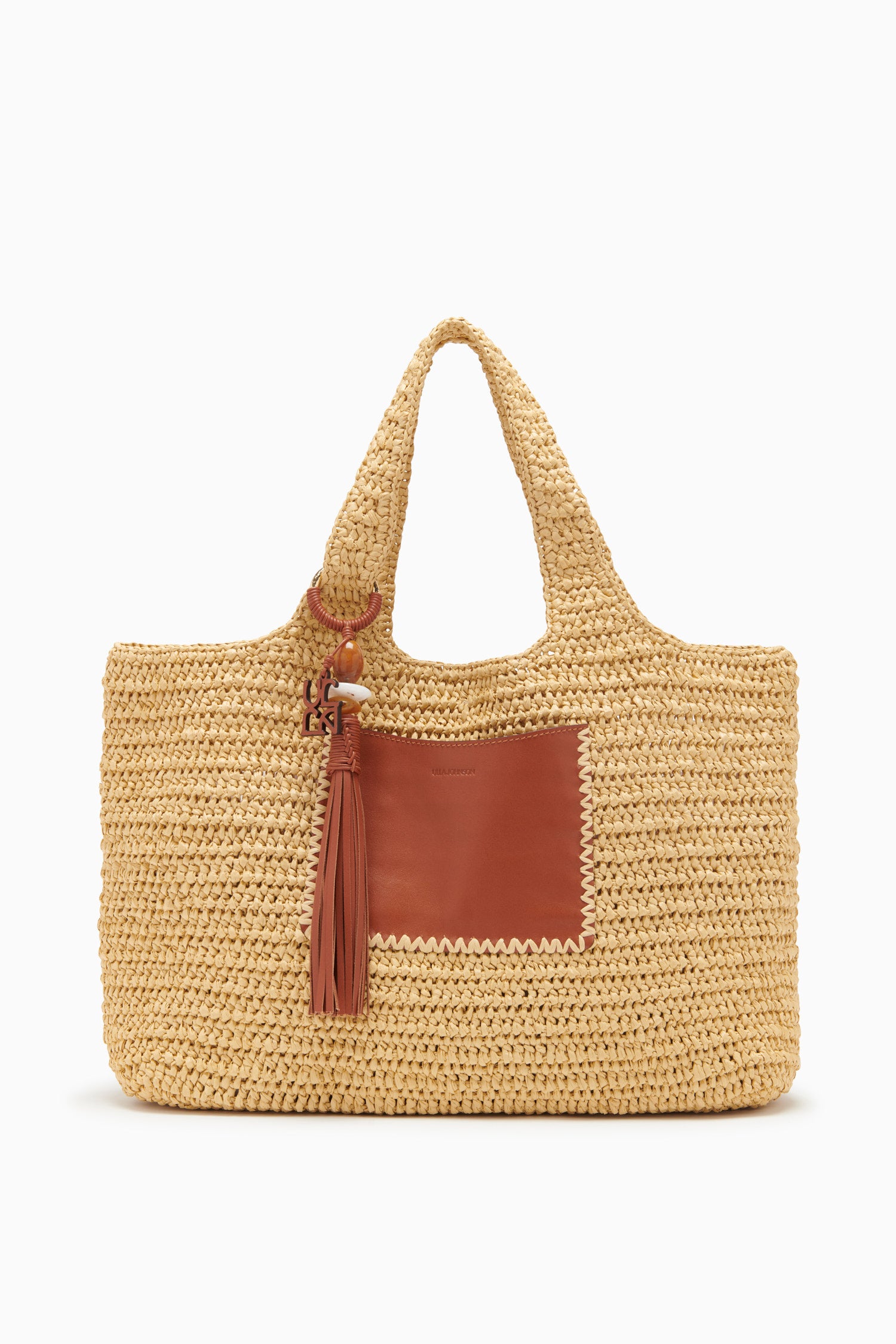 Kamari Tote Natural Raffia and Leather Tote Ulla Johnson