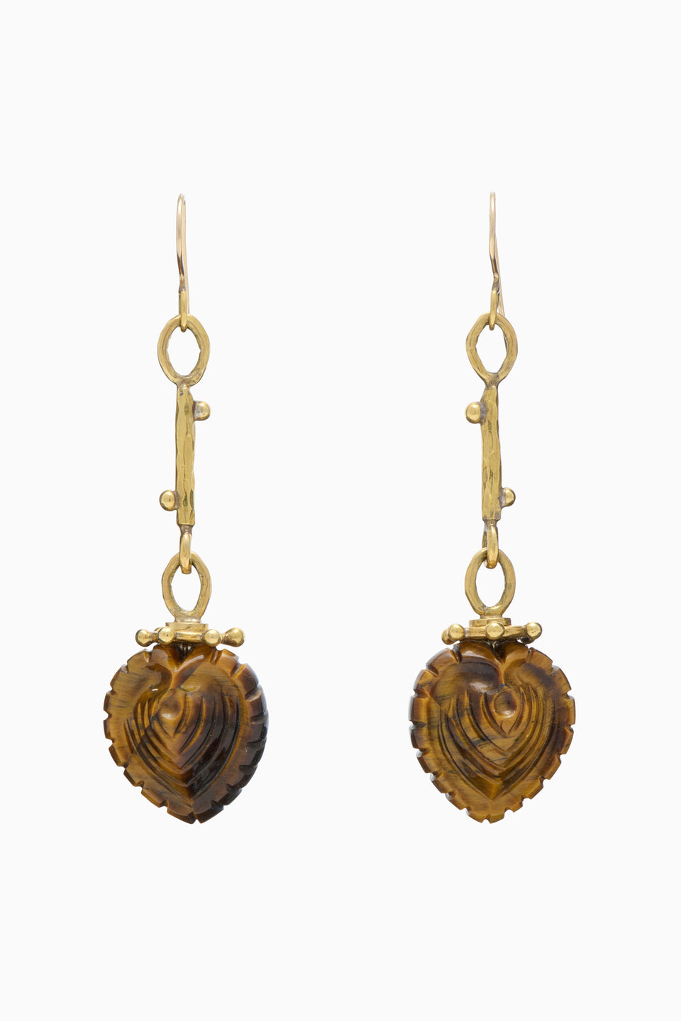 Galia Earring - Tiger's Eye