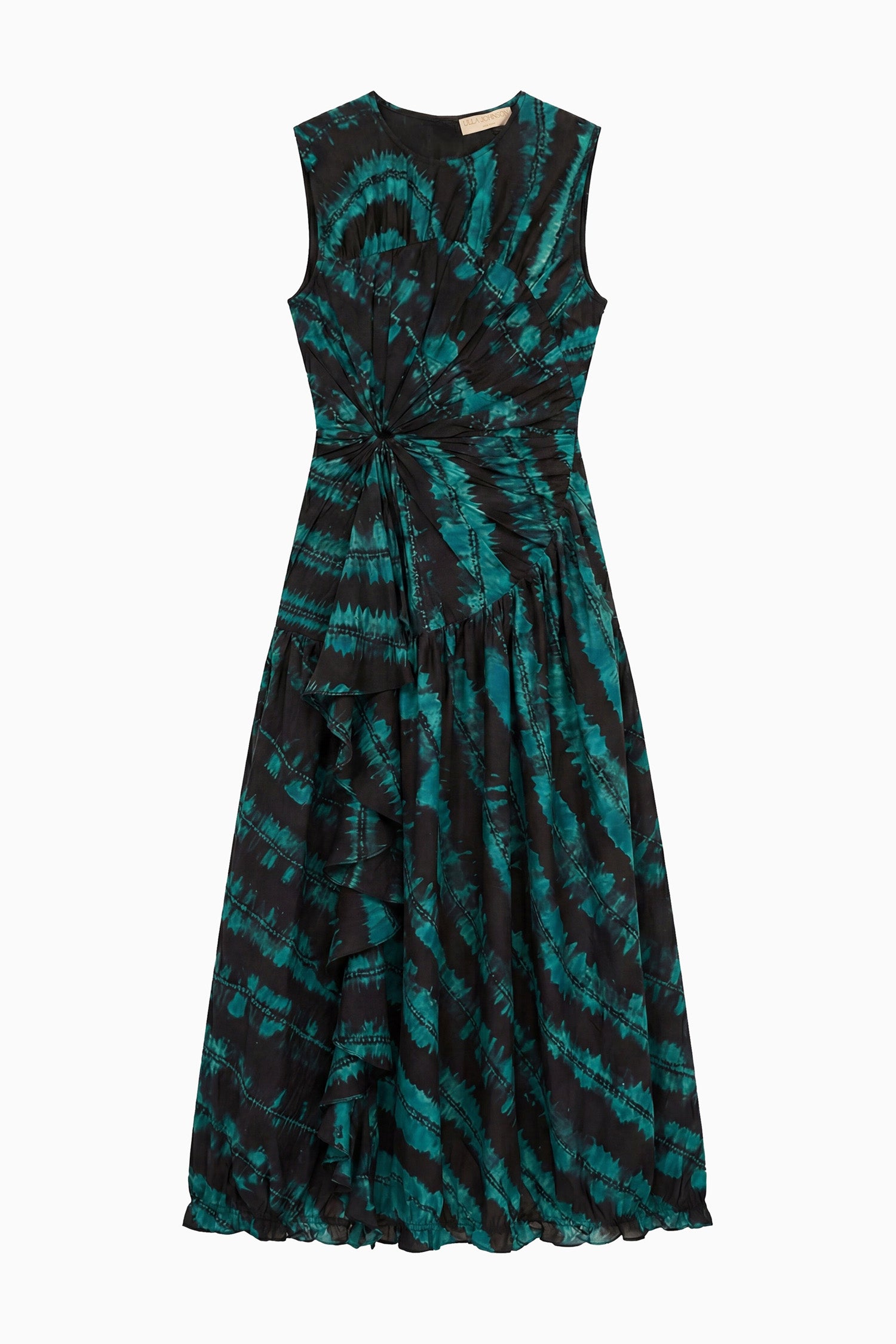 Ulla Johnson Veda Shibori Dyed Dress - Malachite