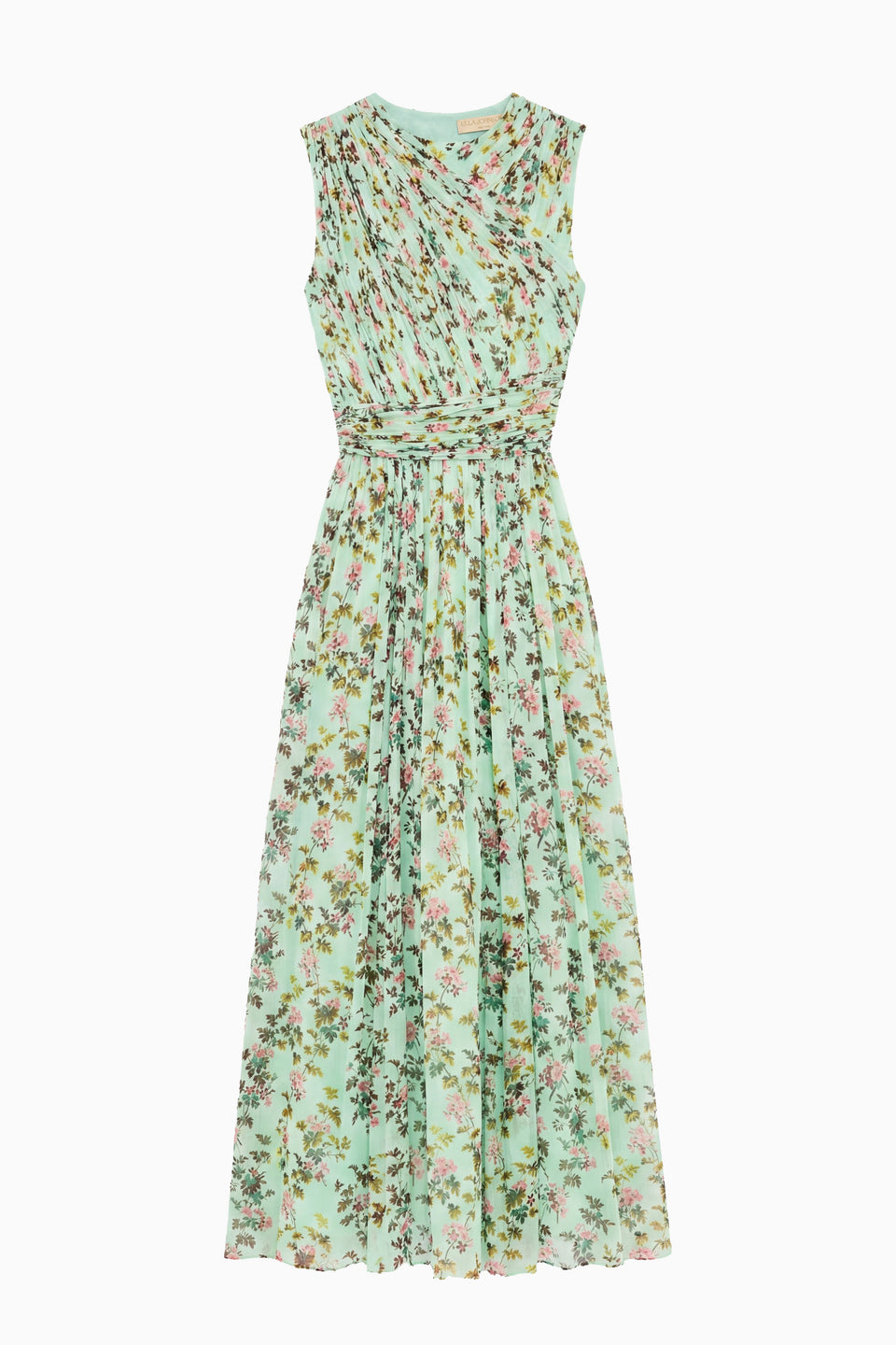 Celestina SL Silk Dress - Opaline