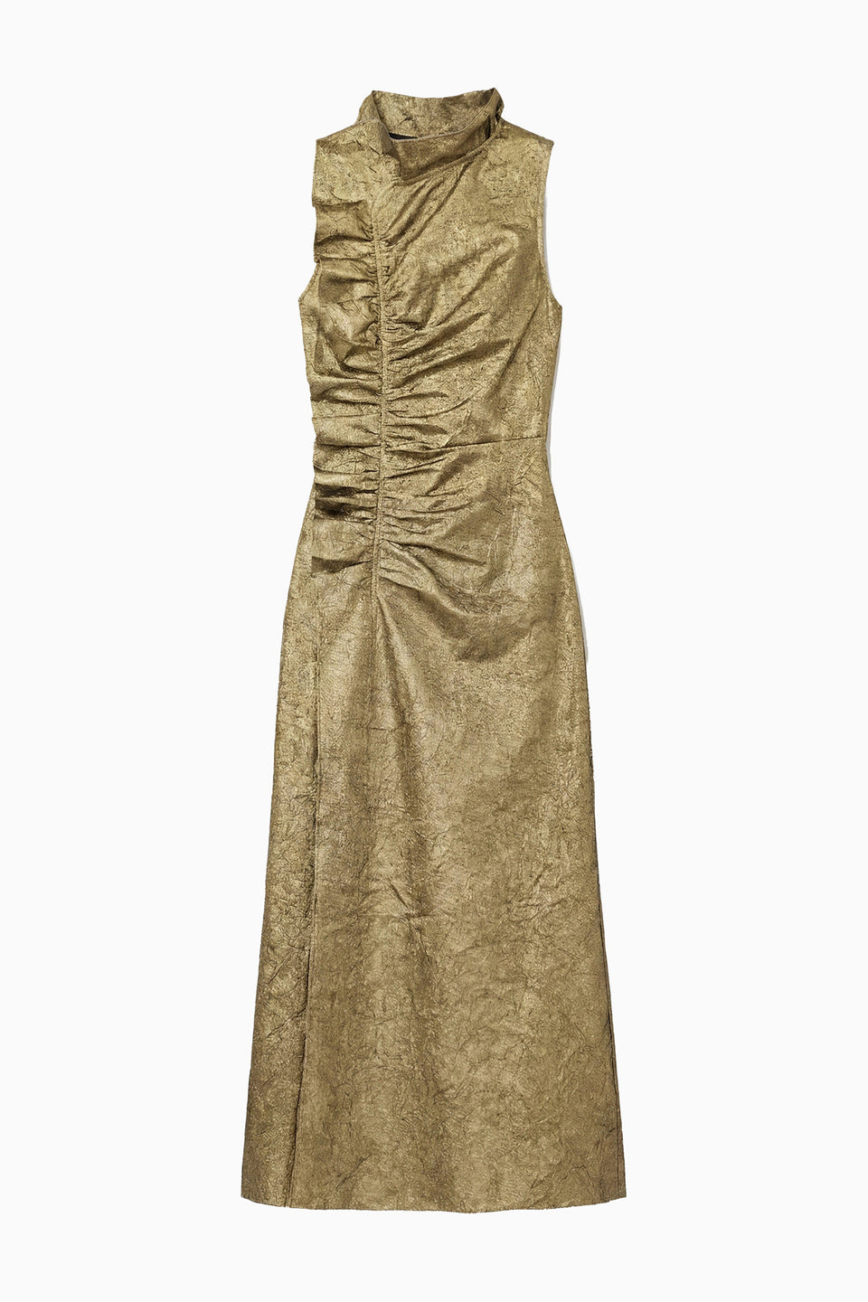 Demetria SL Taffeta Dress - Light Gold