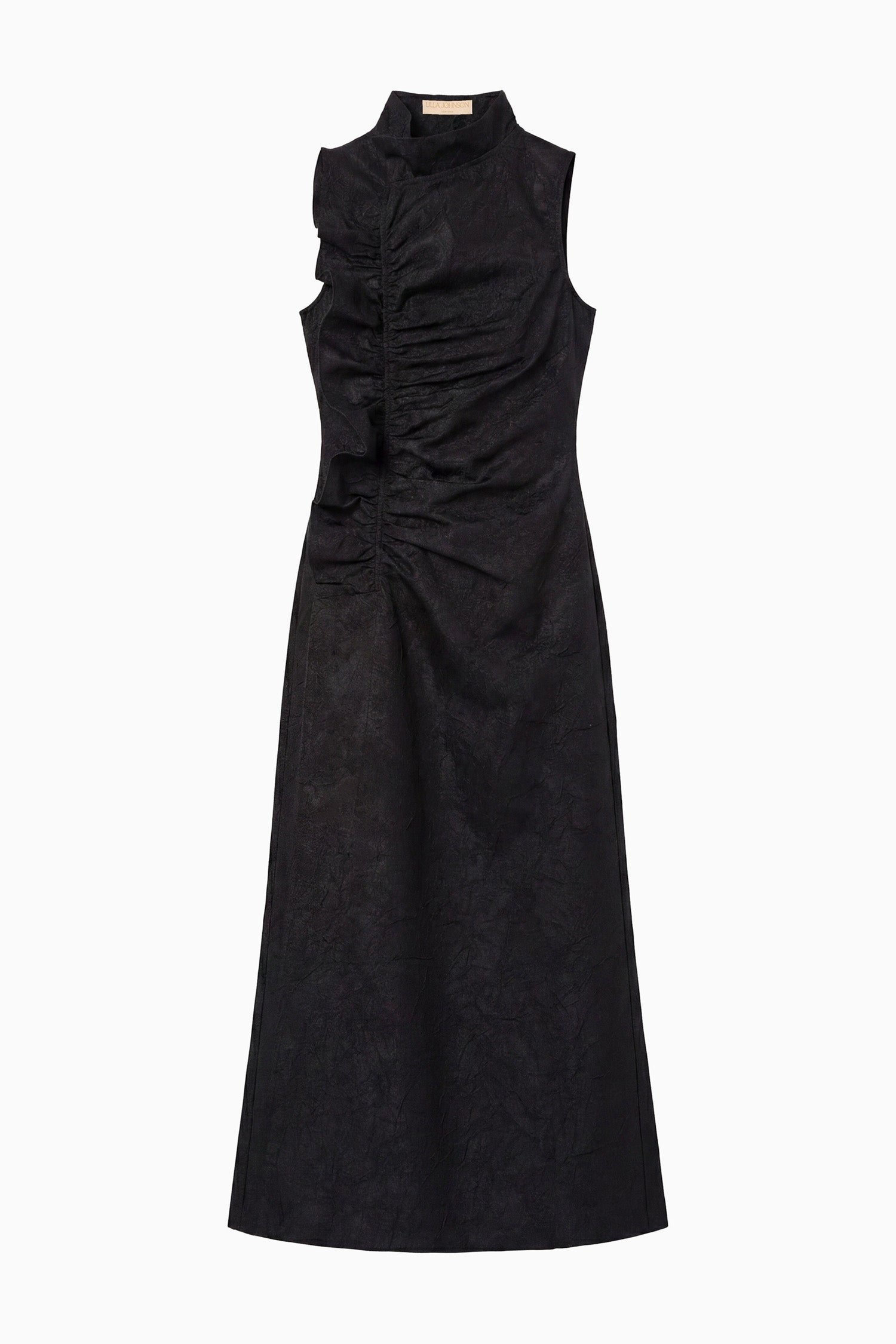 Ulla Johnson Demetria SL Taffeta Dress - Obsidian