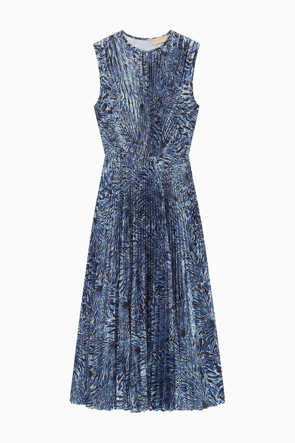 Malin SS Satin Dress - Lapis