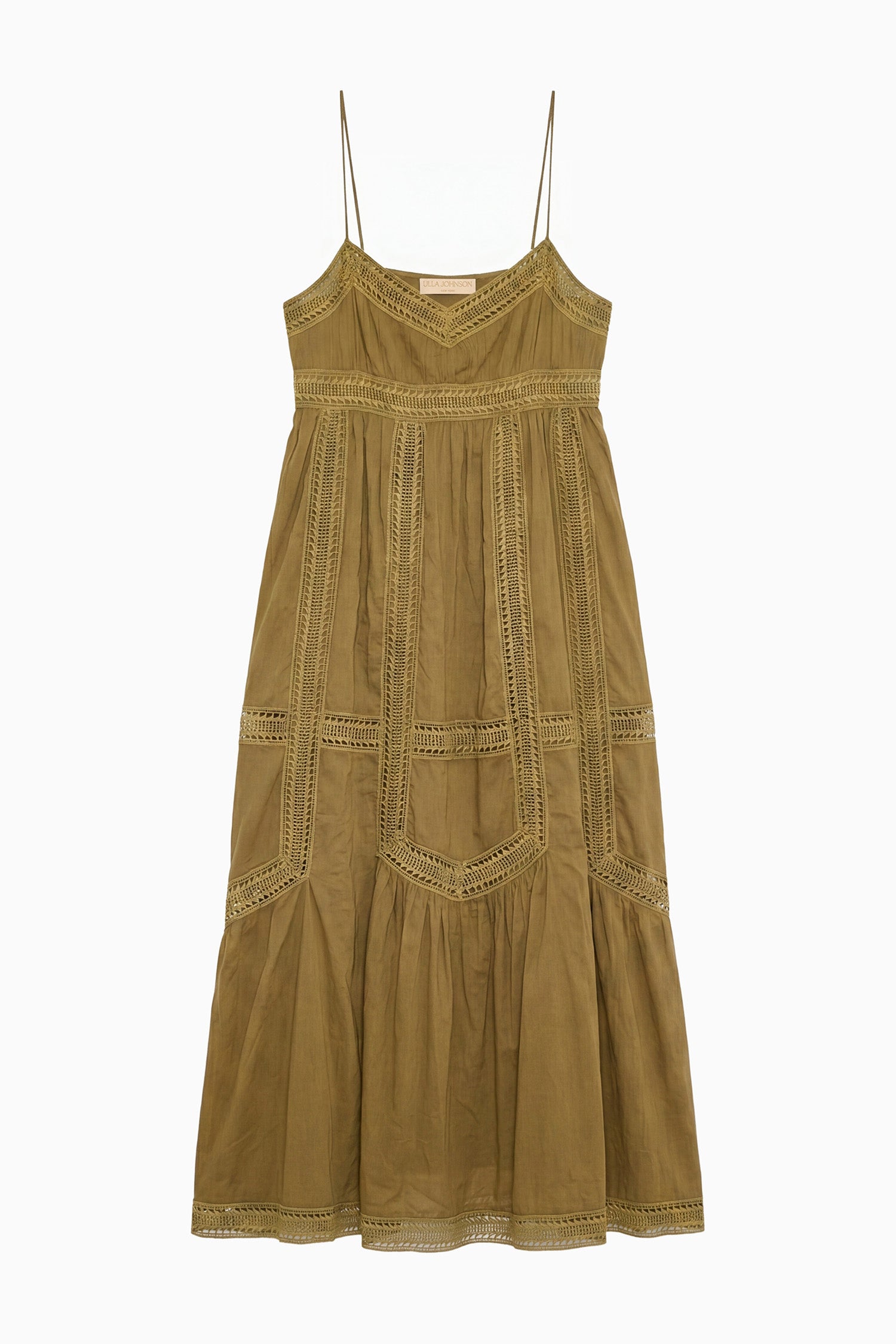 Ulla Johnson Romilly Cami Cotton Dress - Lichen