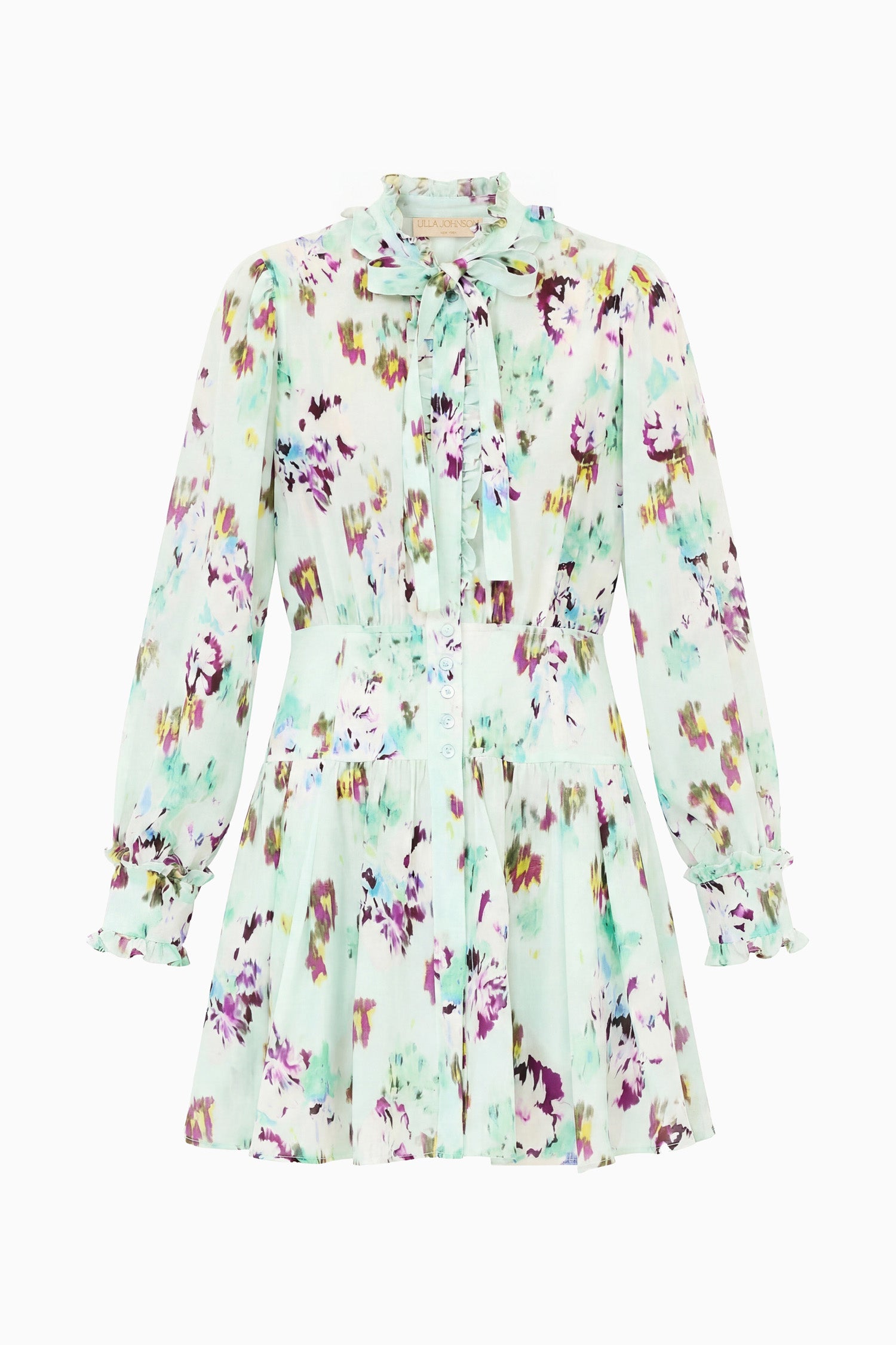 Ulla Johnson Viola Silk Mini Dress - Oasis