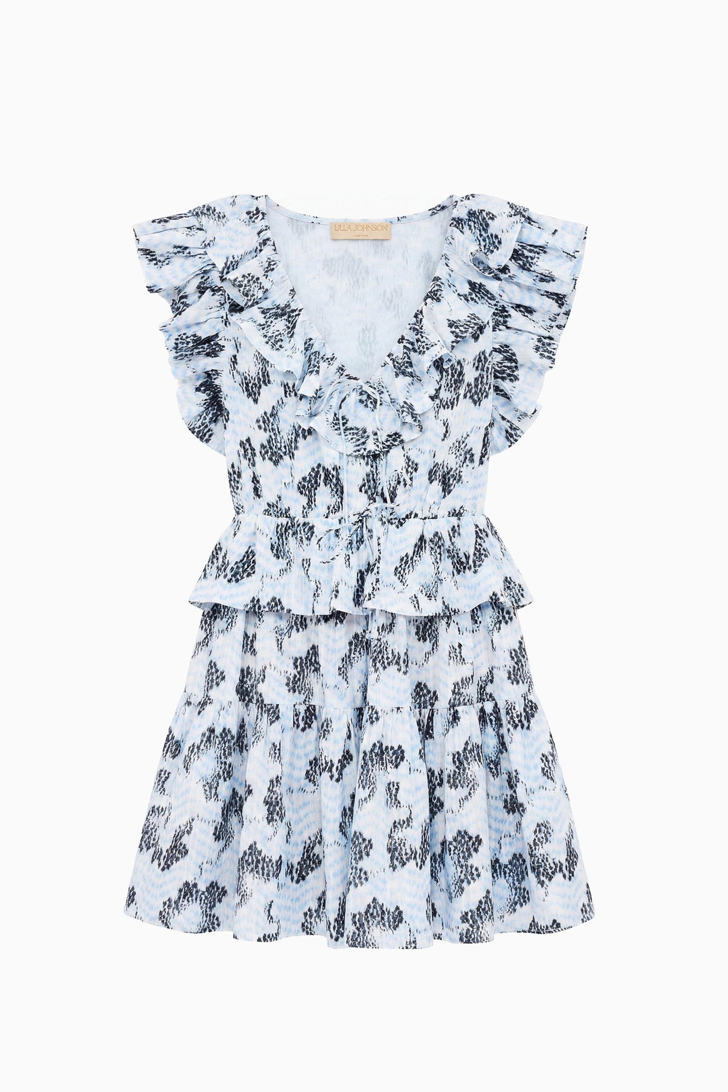 Celie Cotton Mini Dress - Ciel