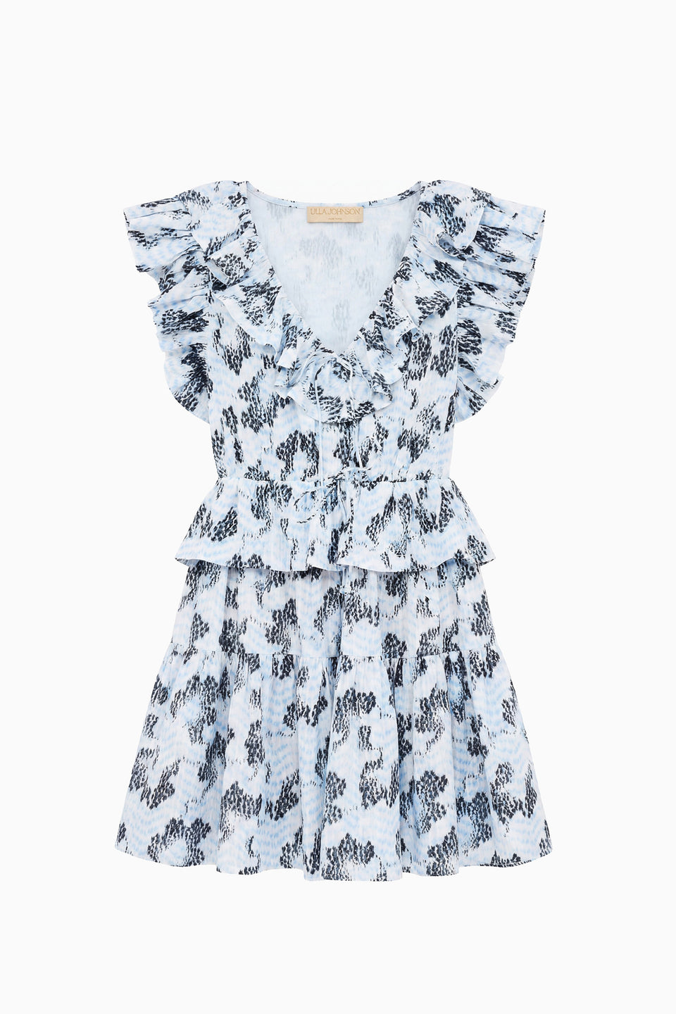 Celie Cotton Mini Dress - Ciel