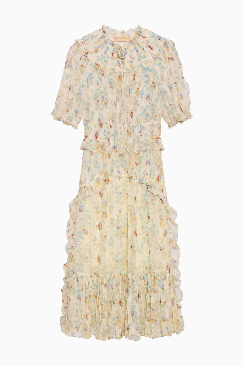 Wren SS Silk Dress - Moon Petal