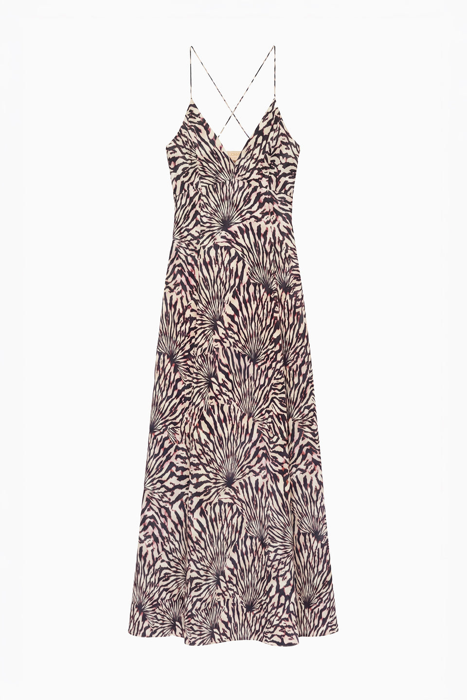Oriana Satin Dress - Rhodonite
