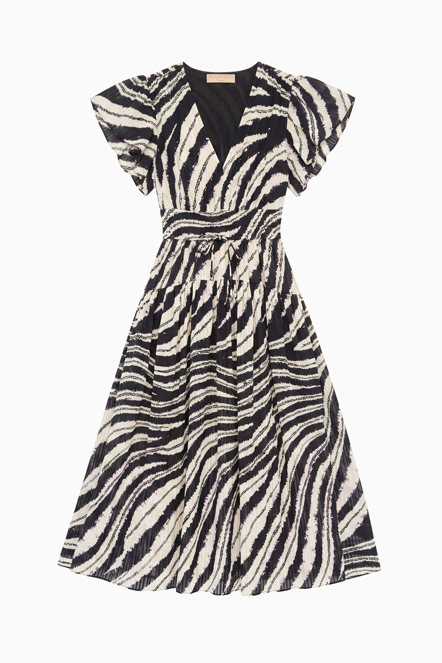 Lyria Cotton Dress - Shibori Wave