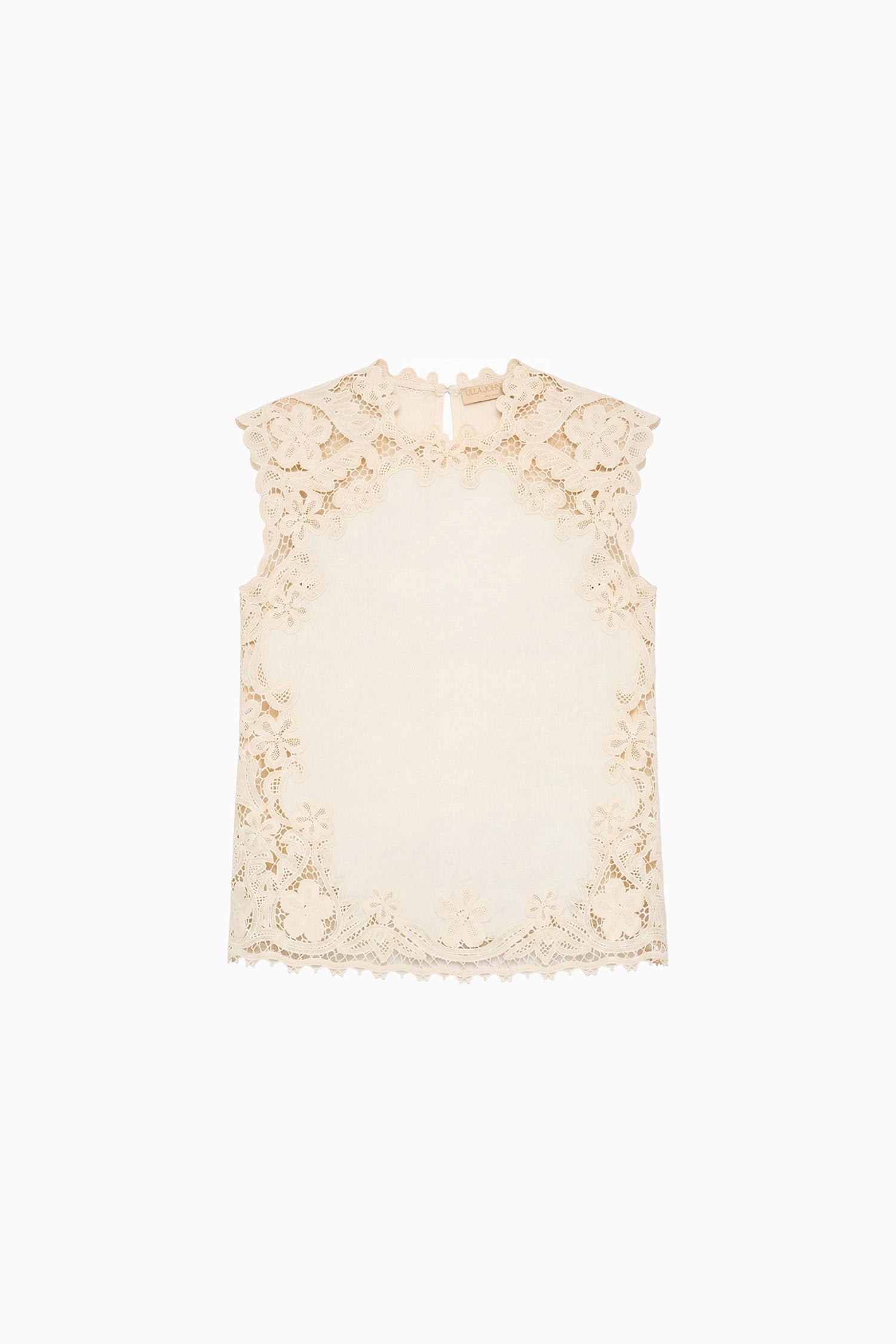 Ulla Johnson Amelie Linen Top - Ivory