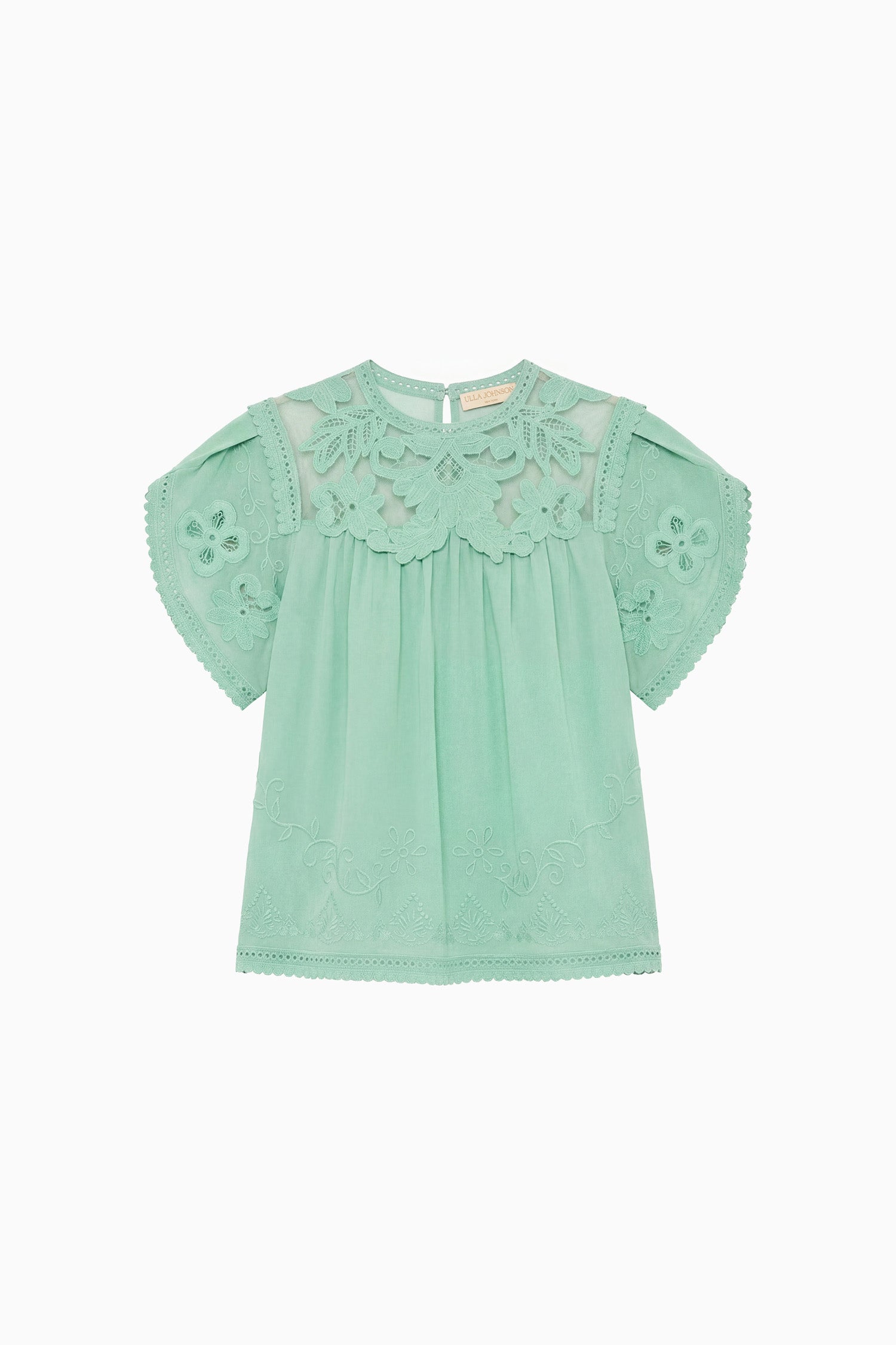 Ulla Johnson Alma Silk Top - Arctic