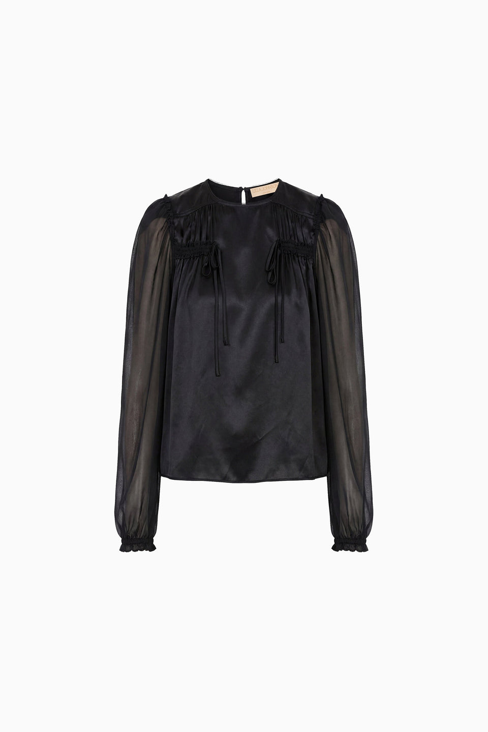 Odette Silk Blouse - Noir