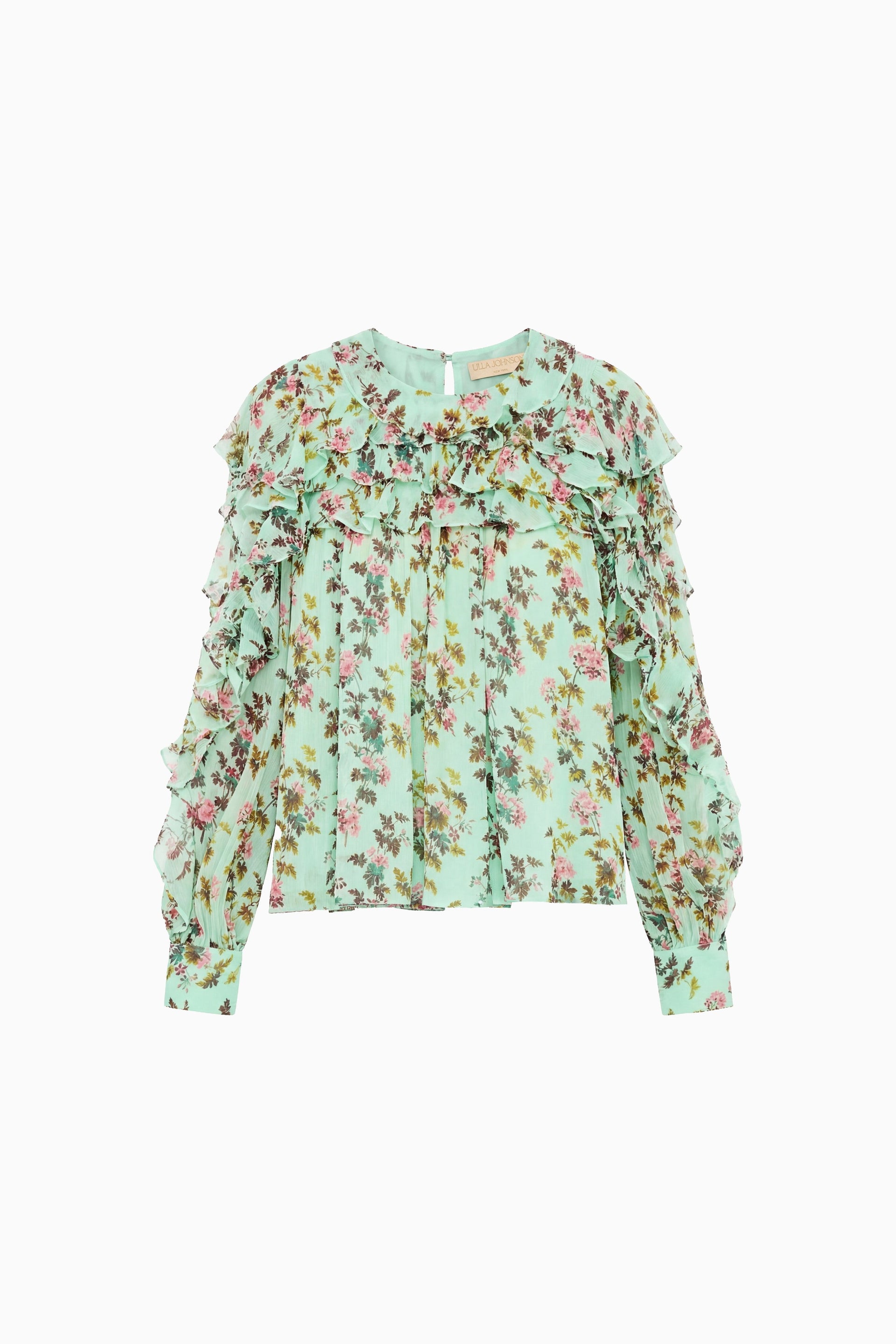 Willow LS Silk Blouse - Opaline